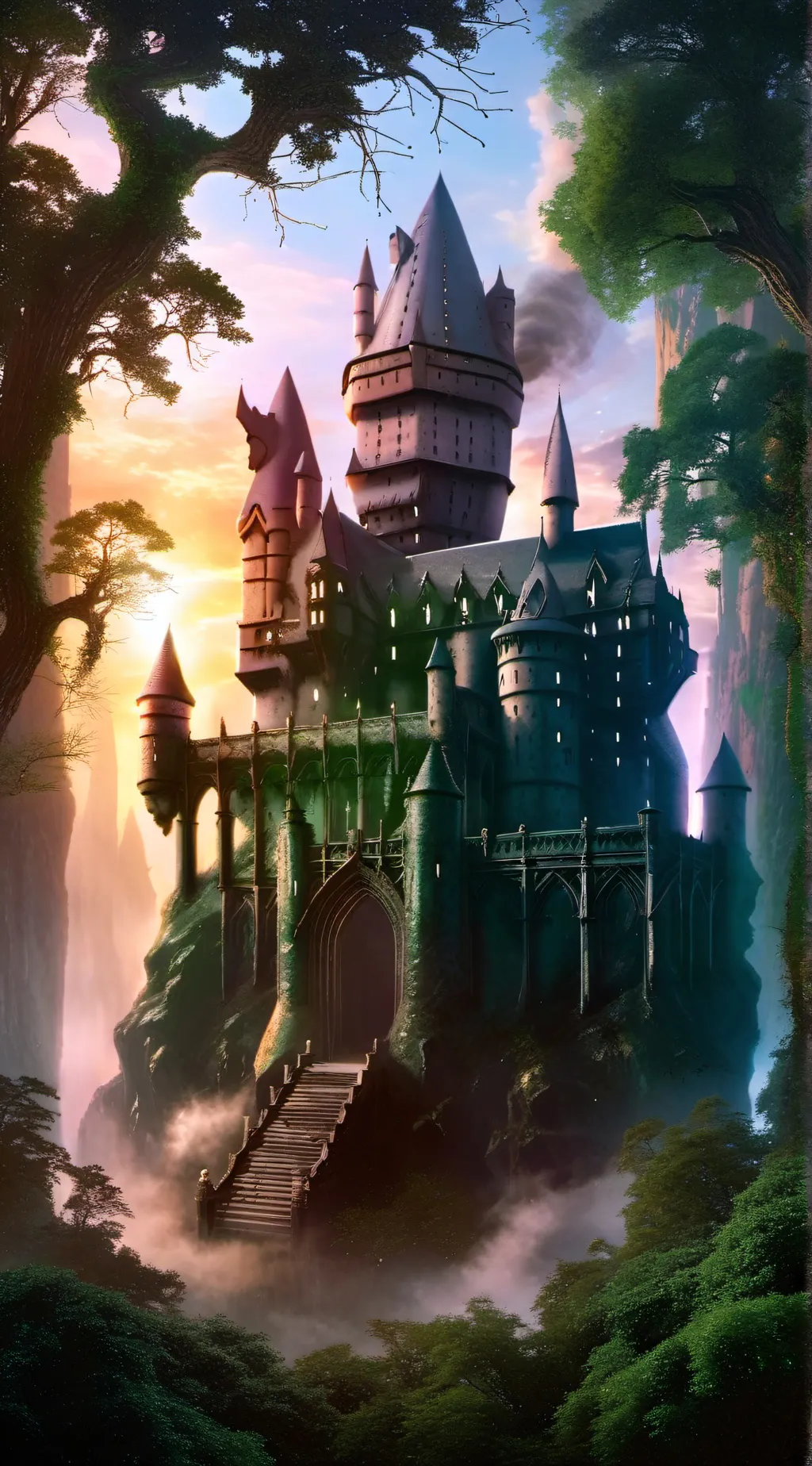 ai character: Hogwarts soulmates background