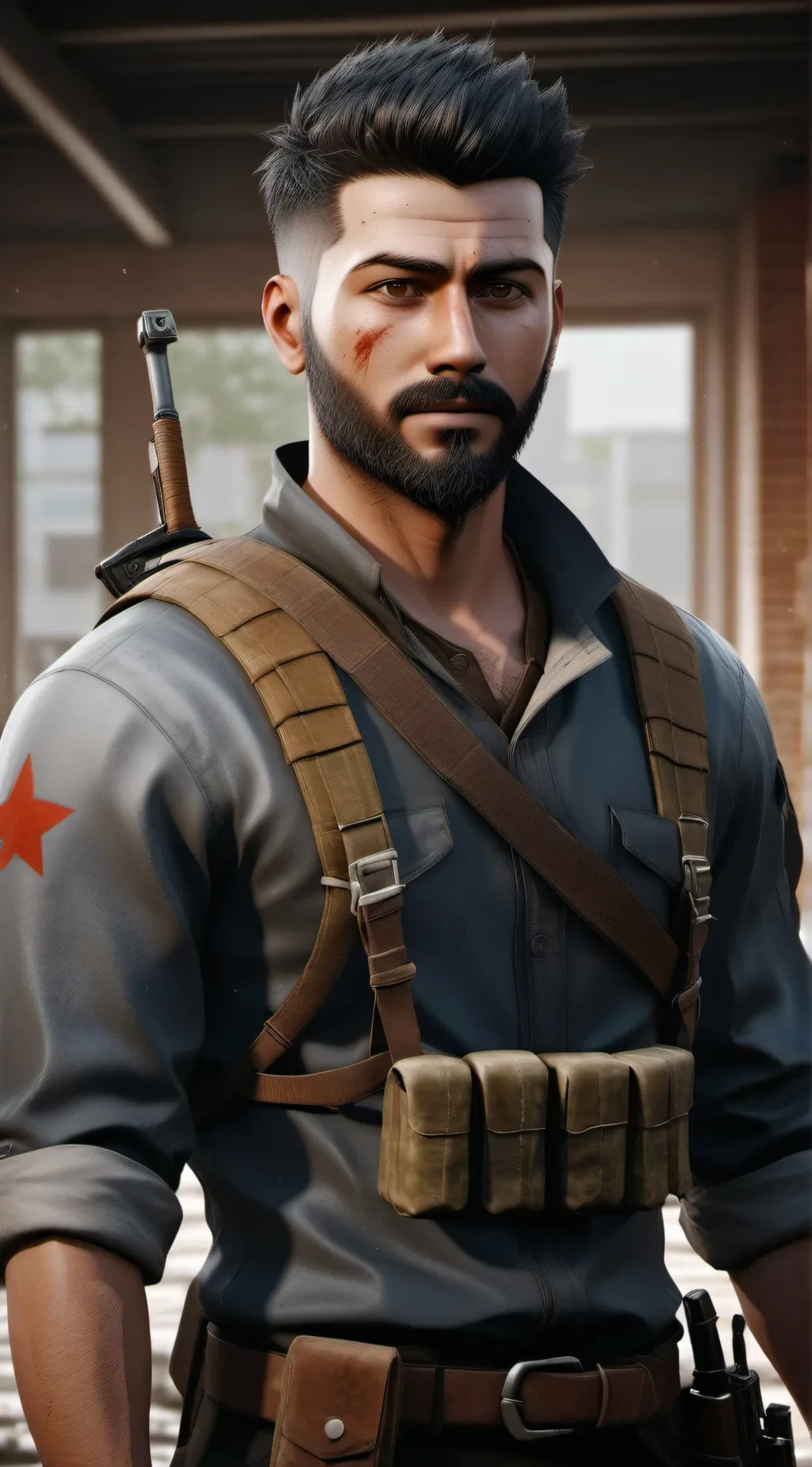 ai character: soap background