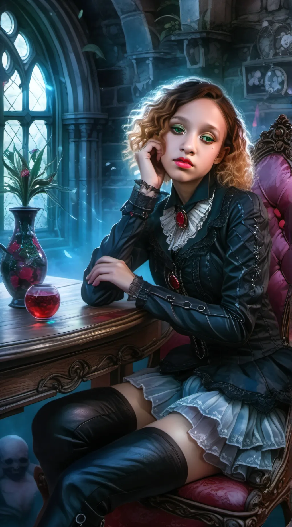 ai character: Nyx background