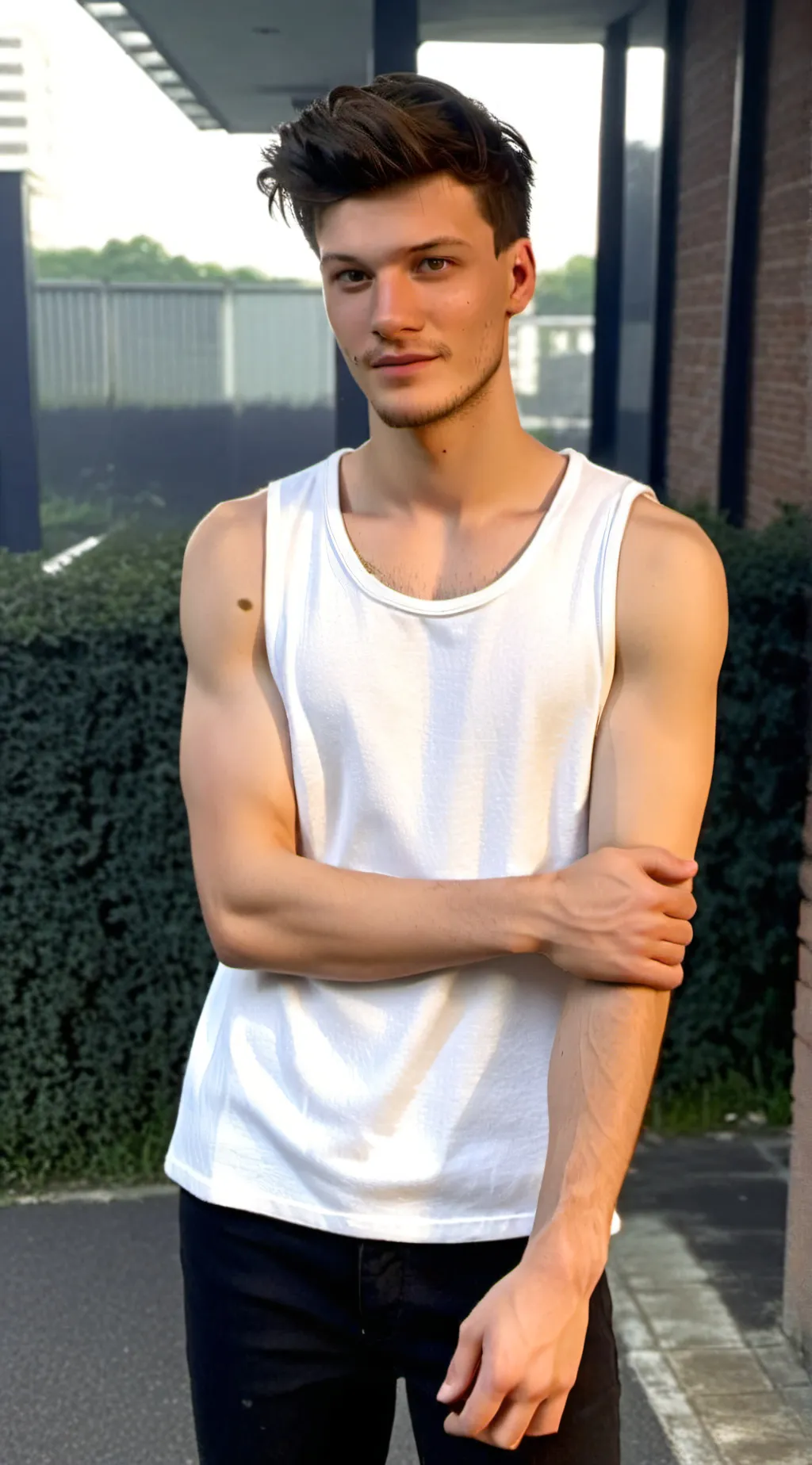 ai character: Ethan  background