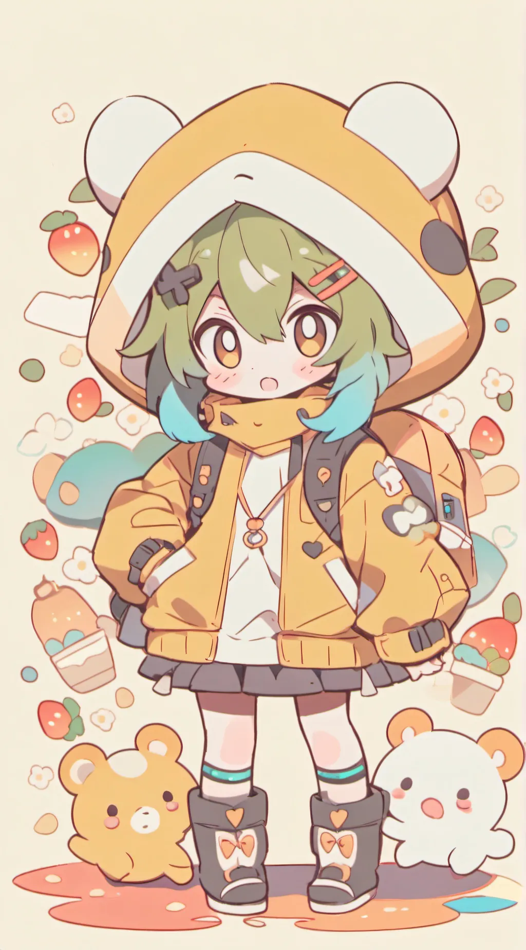 ai character: mha background