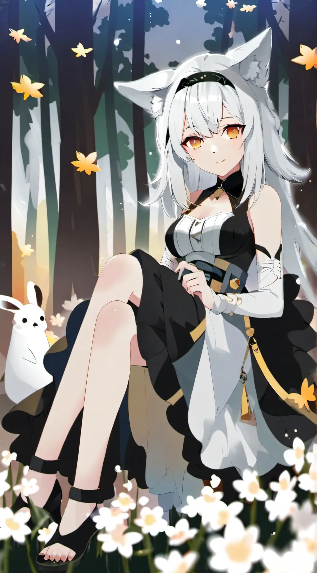 ai character: Egirl& little tom  background