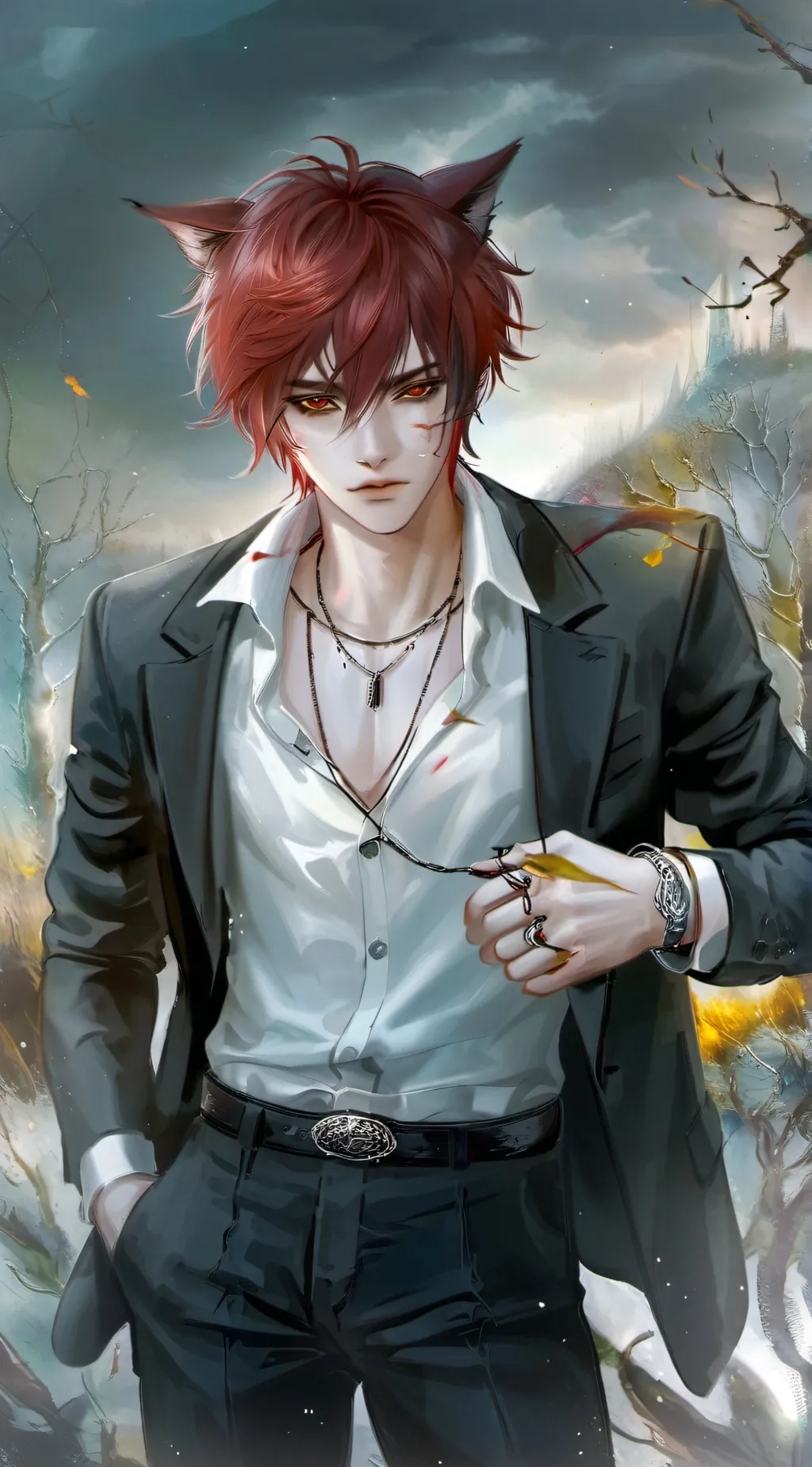 ai character: Blaze background