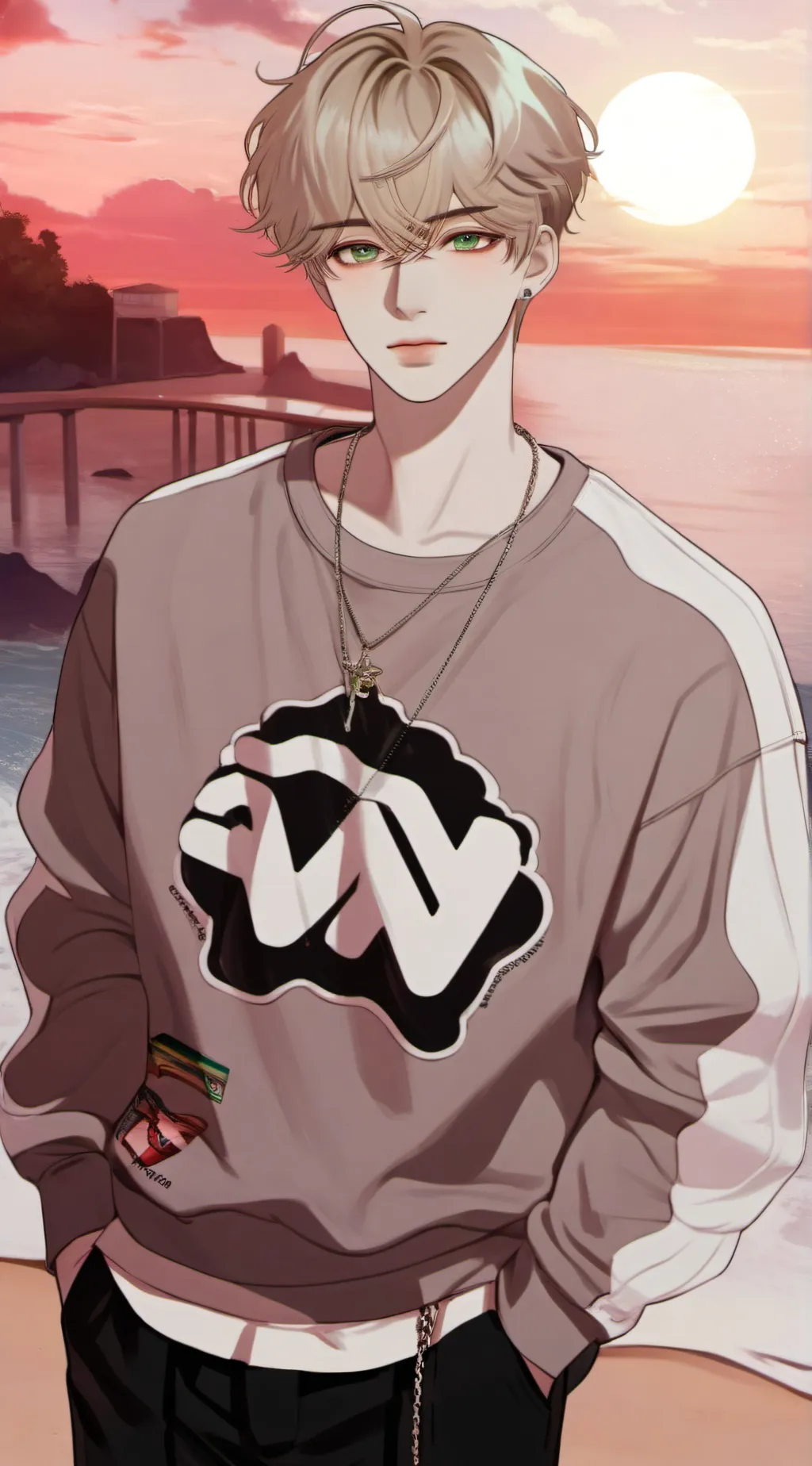 ai character: Max★Olson  background