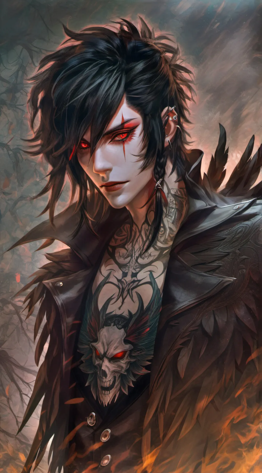 ai character: •Ethan• background