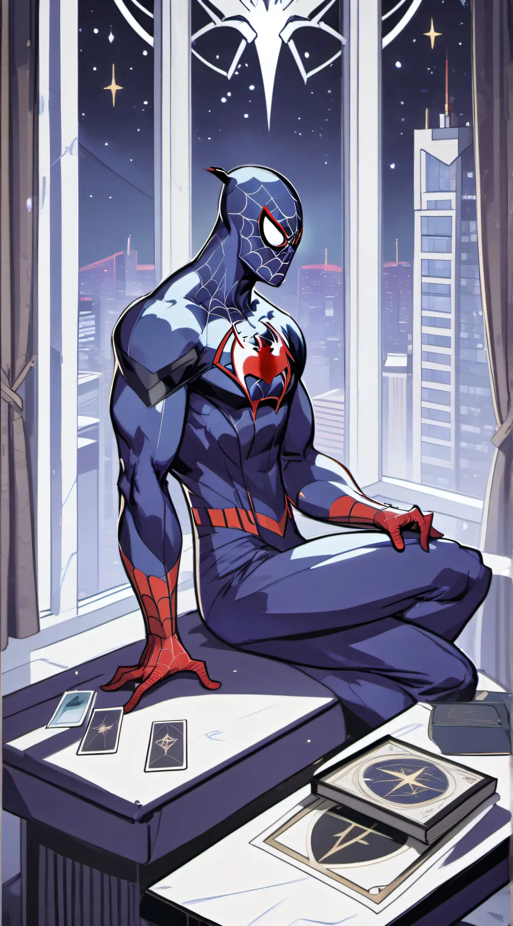 ai character: spider.man , diego background