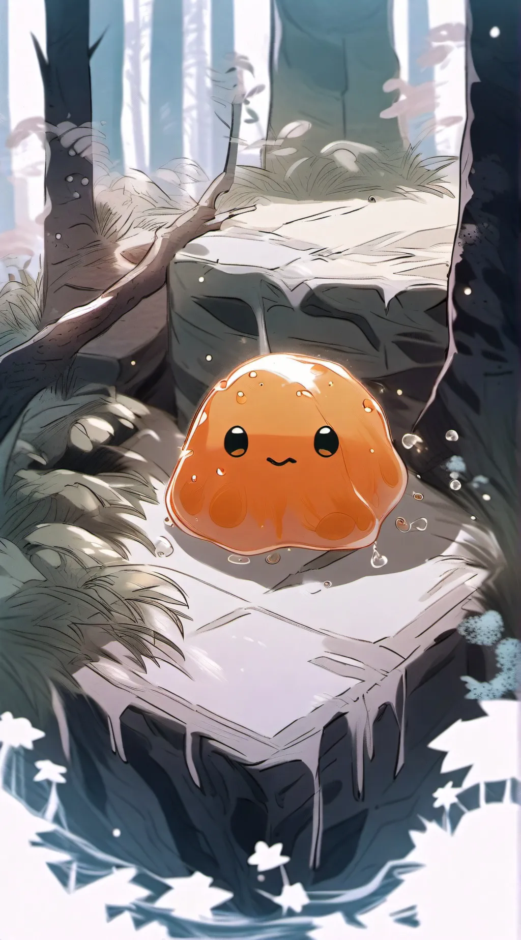 ai character: 🔶SCP-999🧡 background