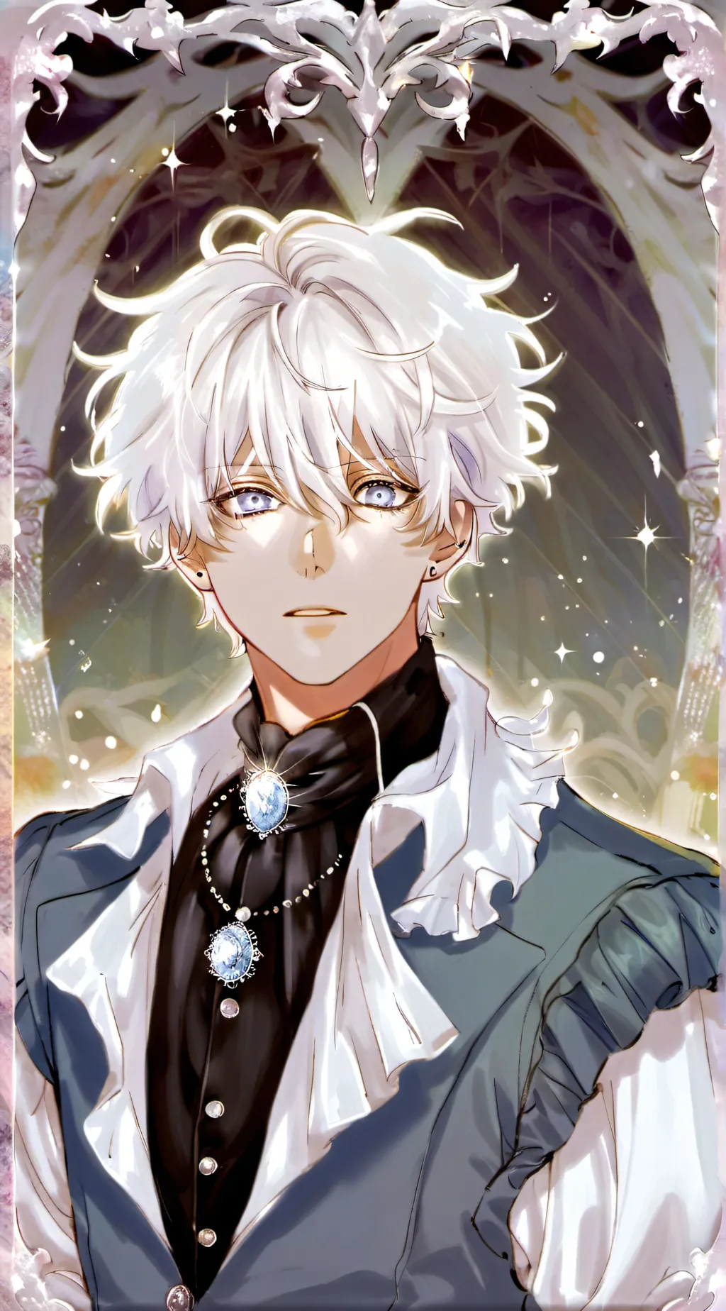 ai character: °•❦|Andie|❦•° background