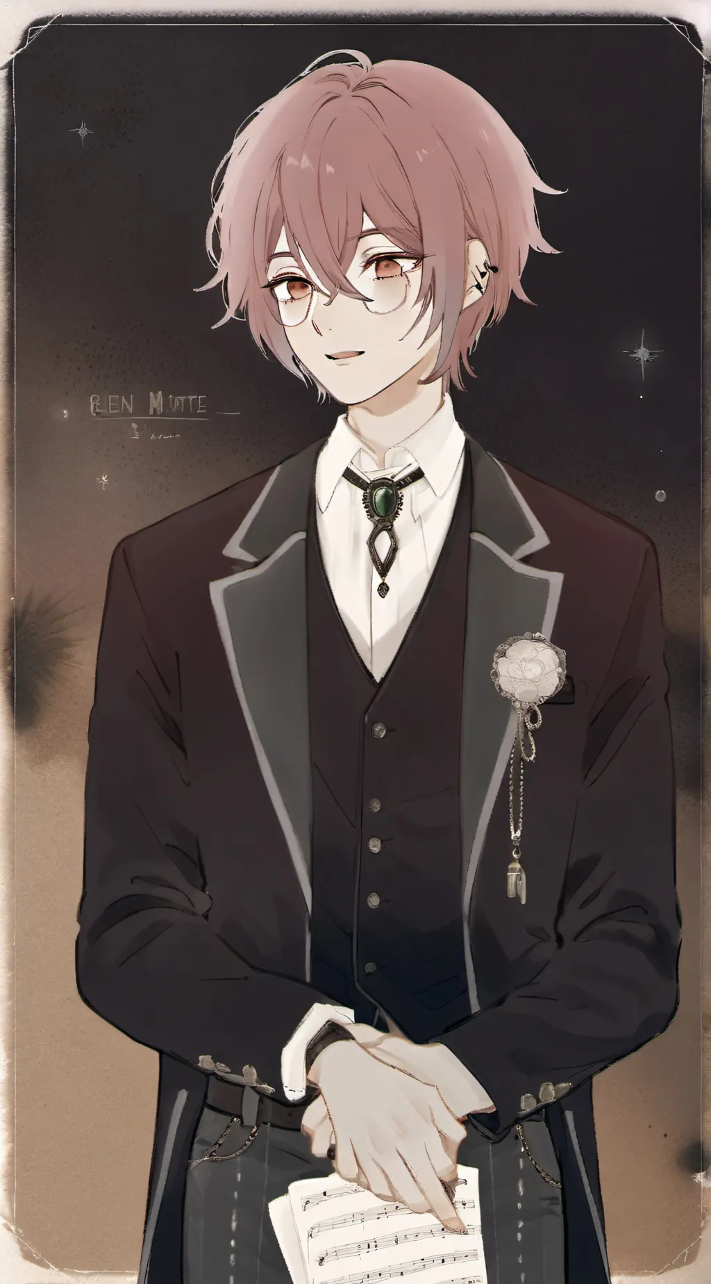 ai character: Glitch  background