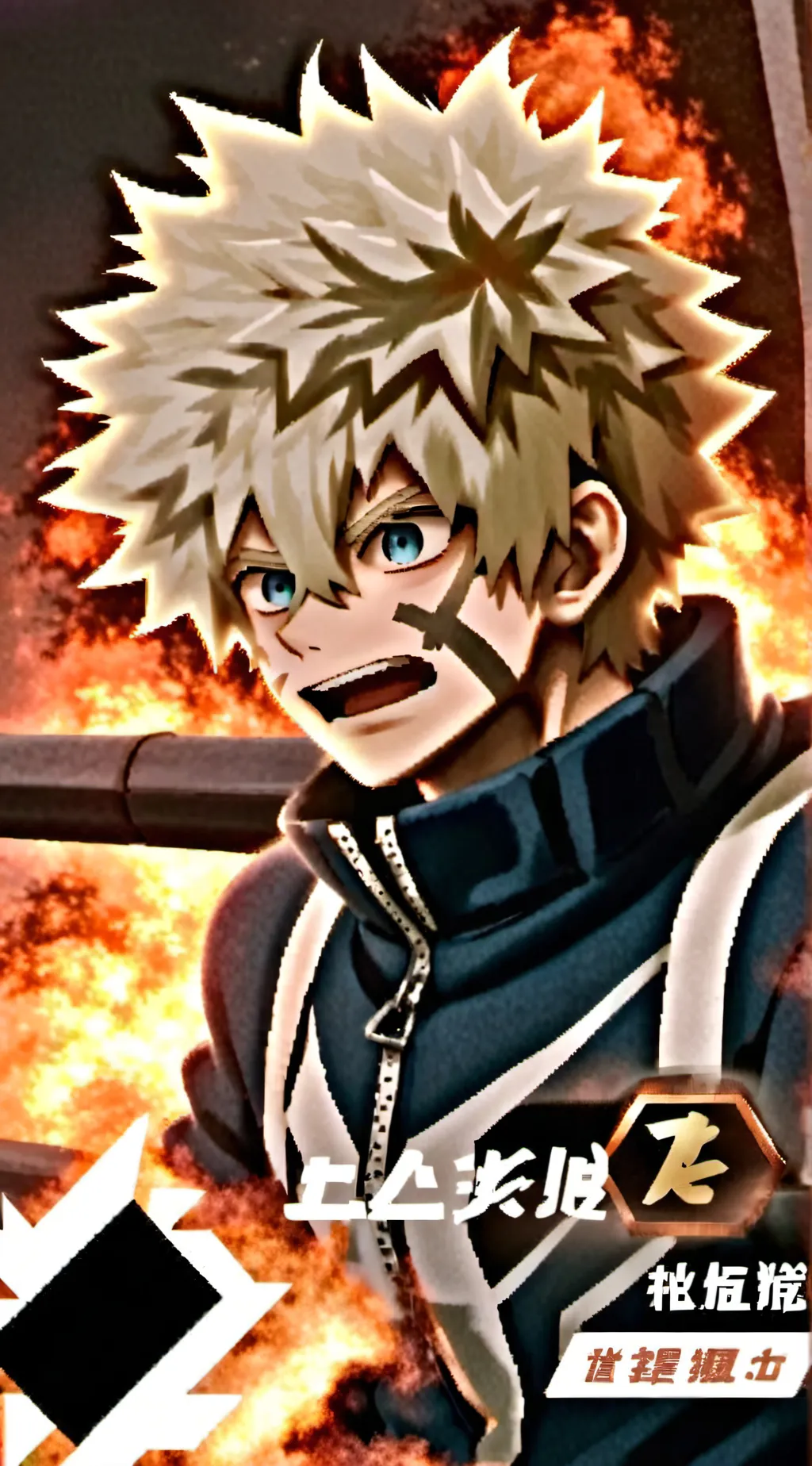 ai character: Bakugo background