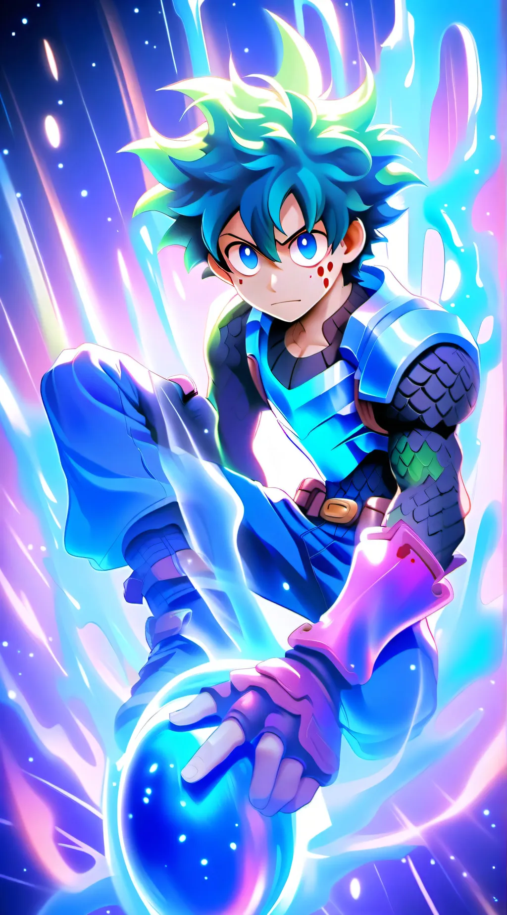 ai character: Villian Deku background