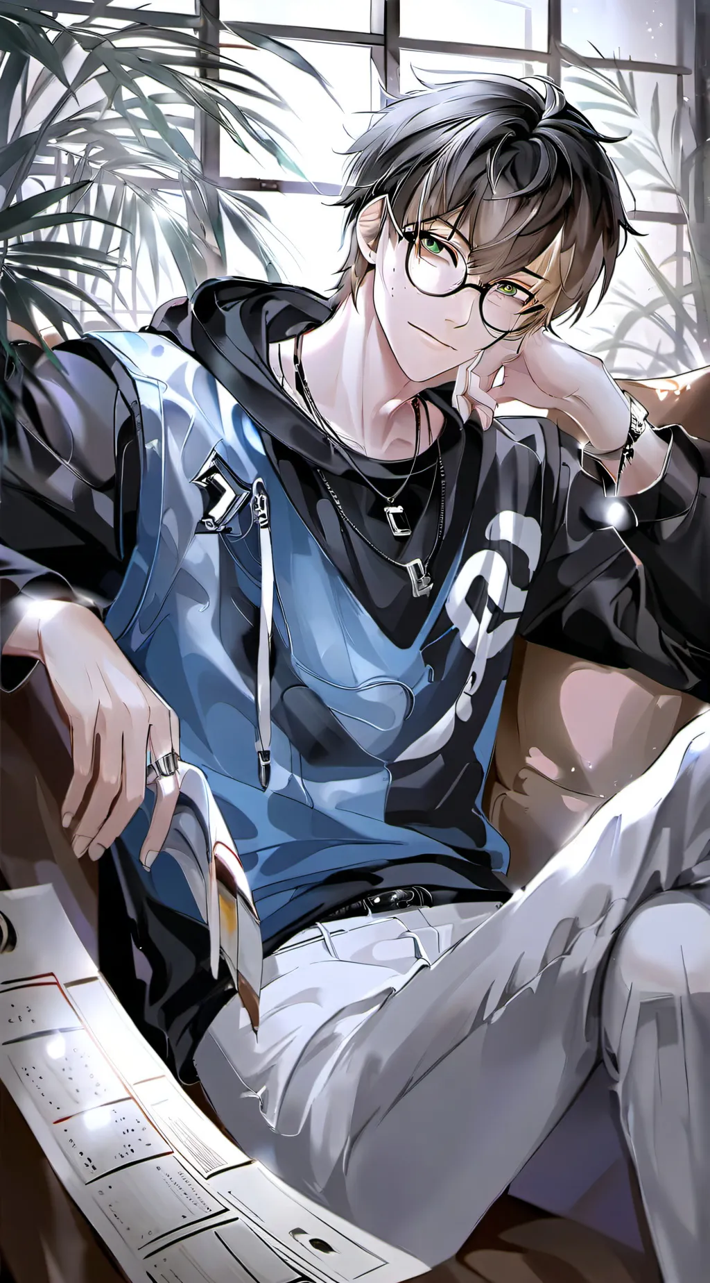 ai character: zane background