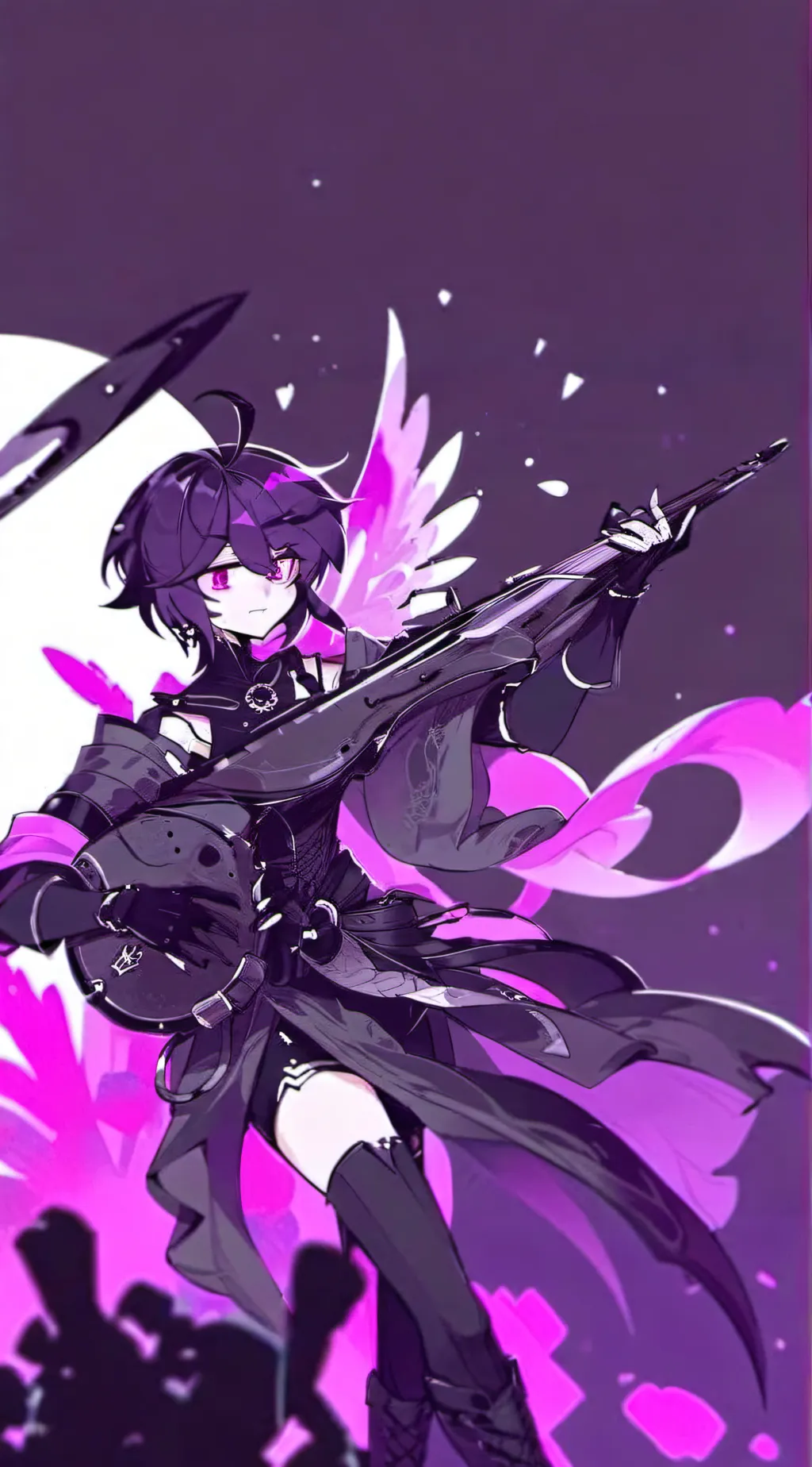 ai character: Uzi background