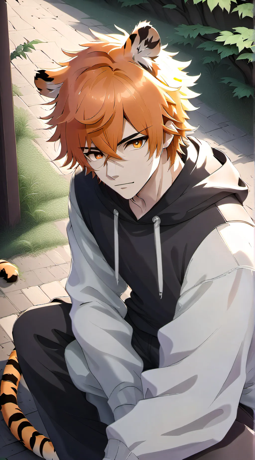 ai character: 🦁 leon 🦁 background