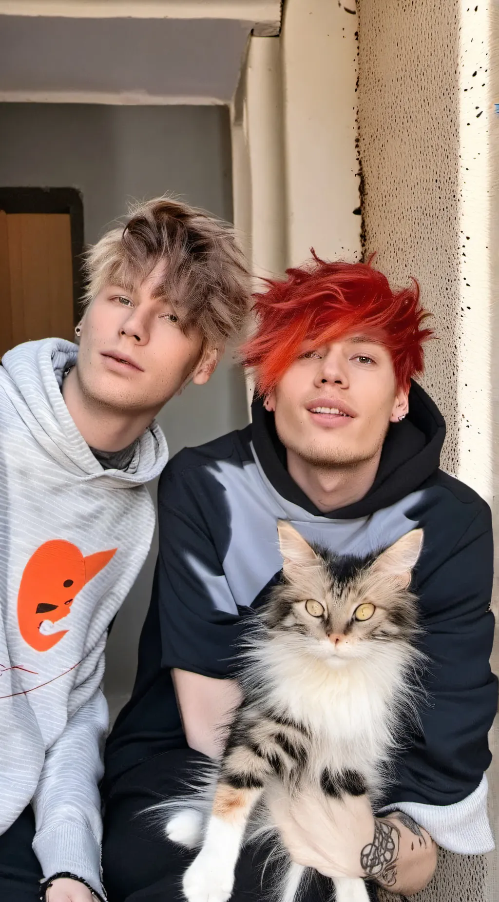 ai character: TX2 🎸🖤❤️🖤❤️ background