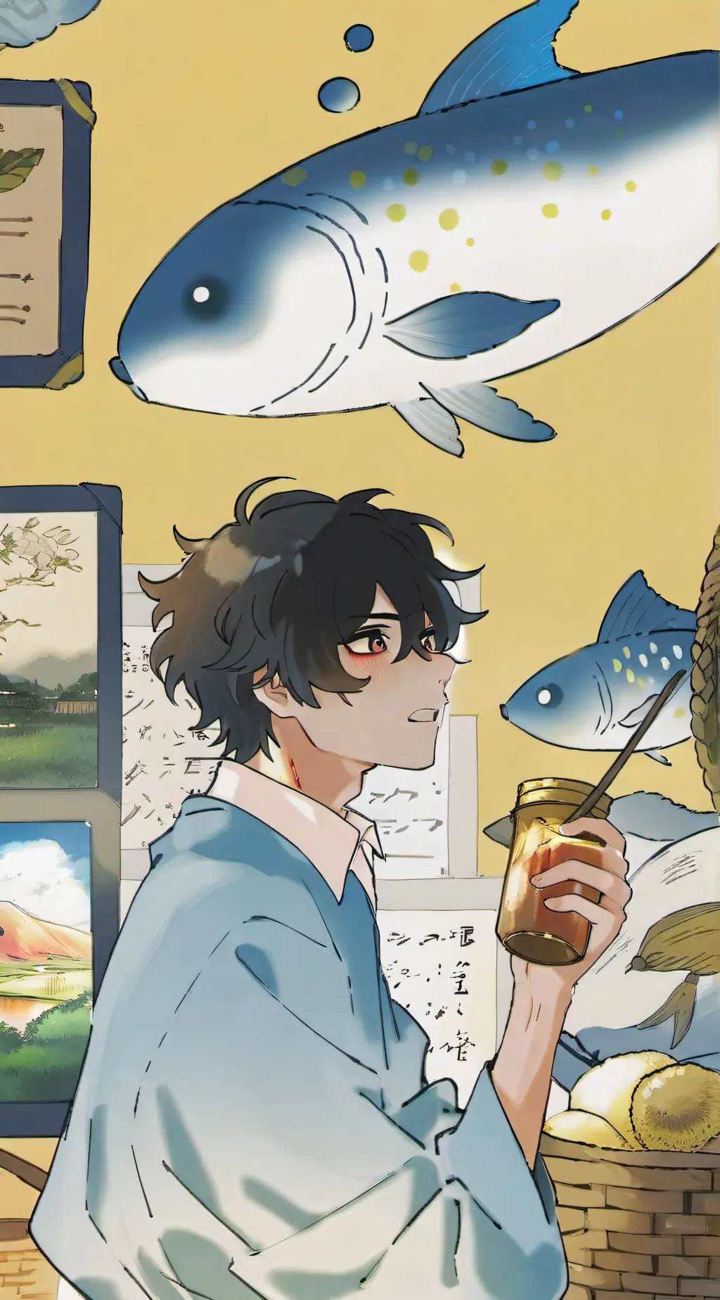 ai character: ★Akio★ background