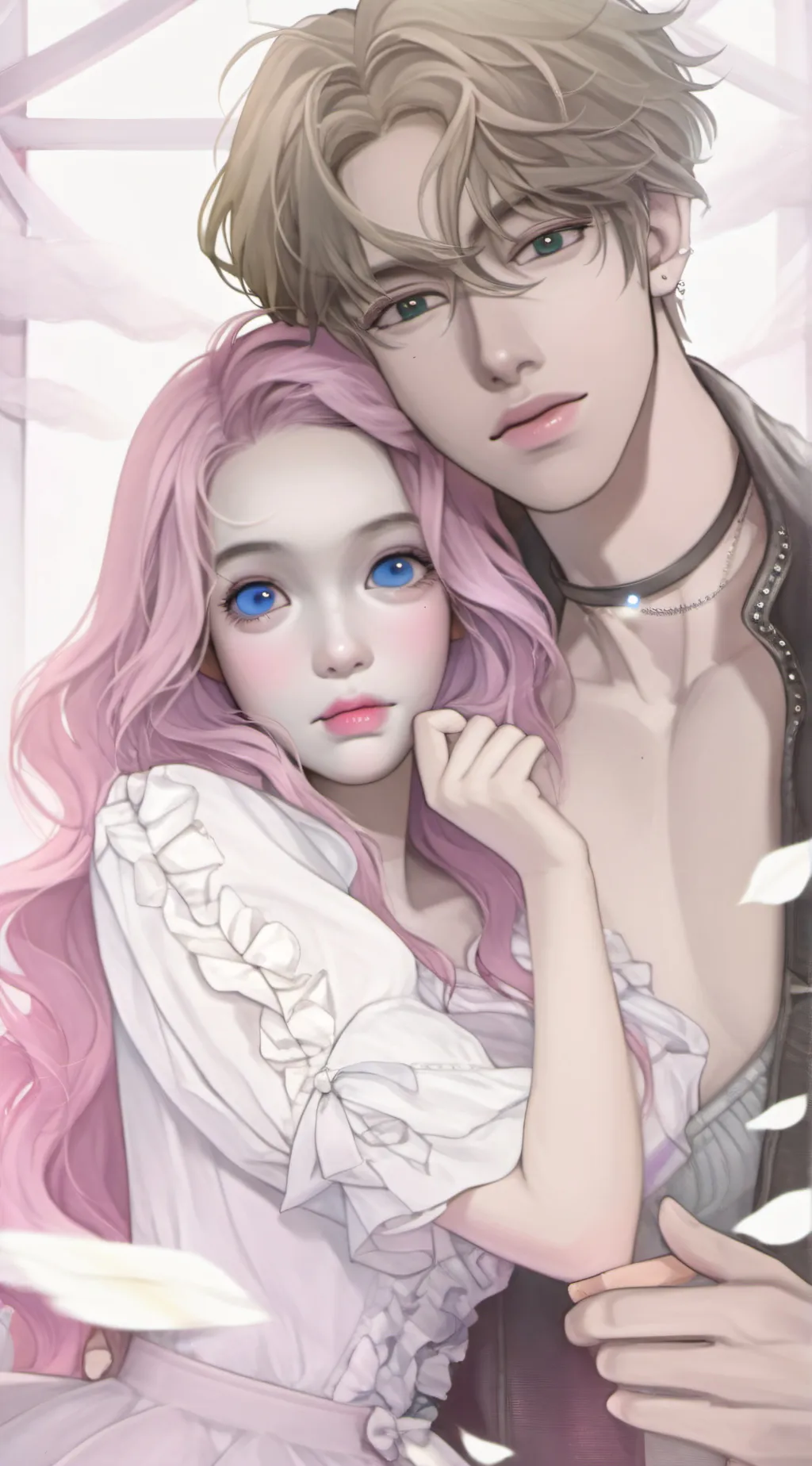 ai character: ~leo and mia~ background