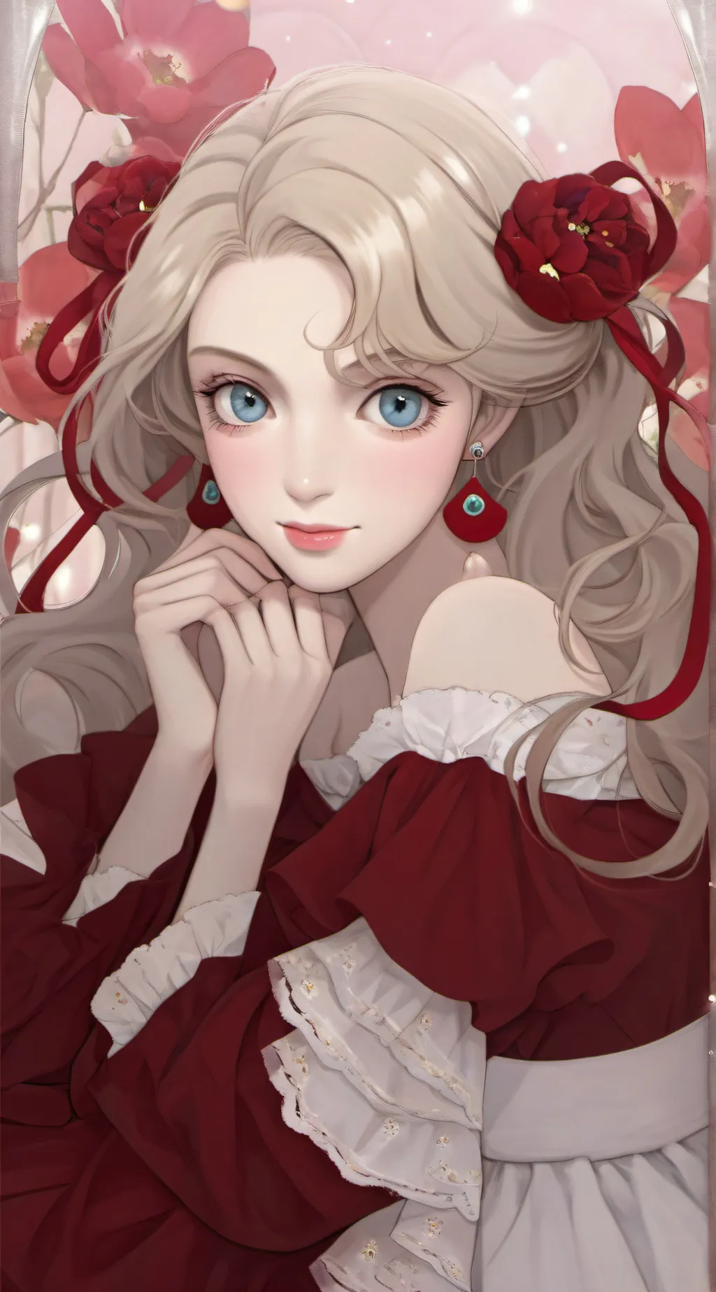 ai character: luna  background