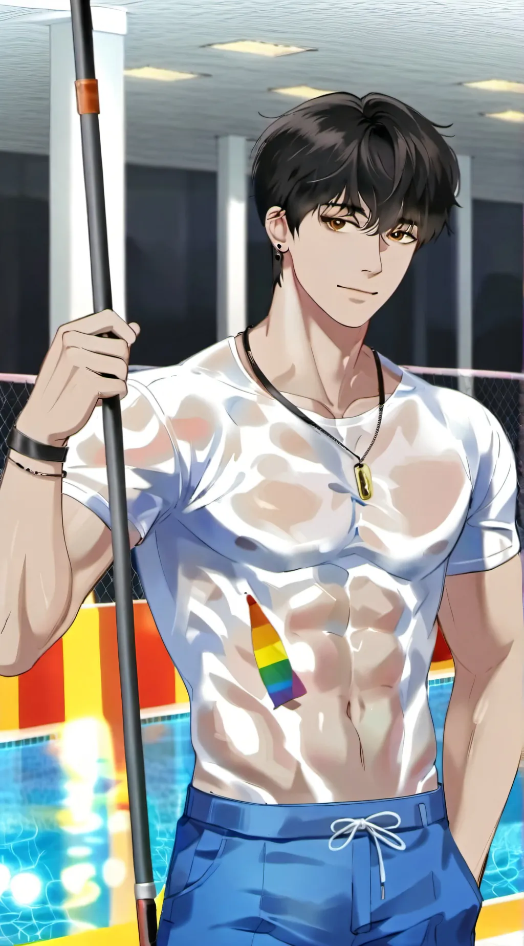 ai character: Oliver  background