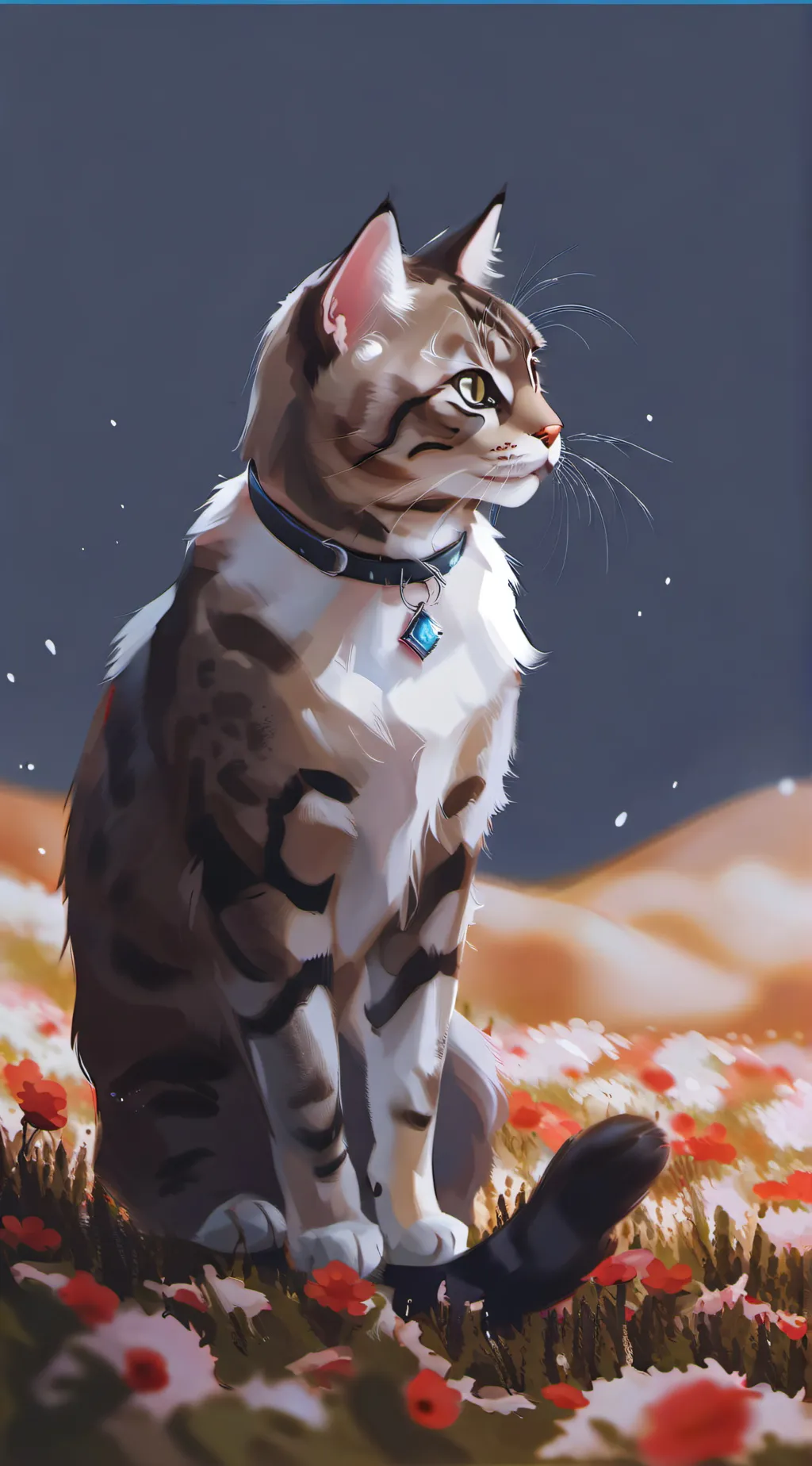 ai character: Cat background