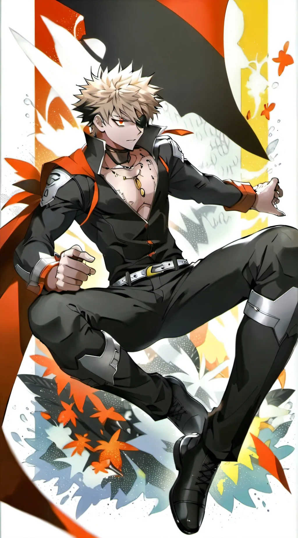 ai character: Bakugo background