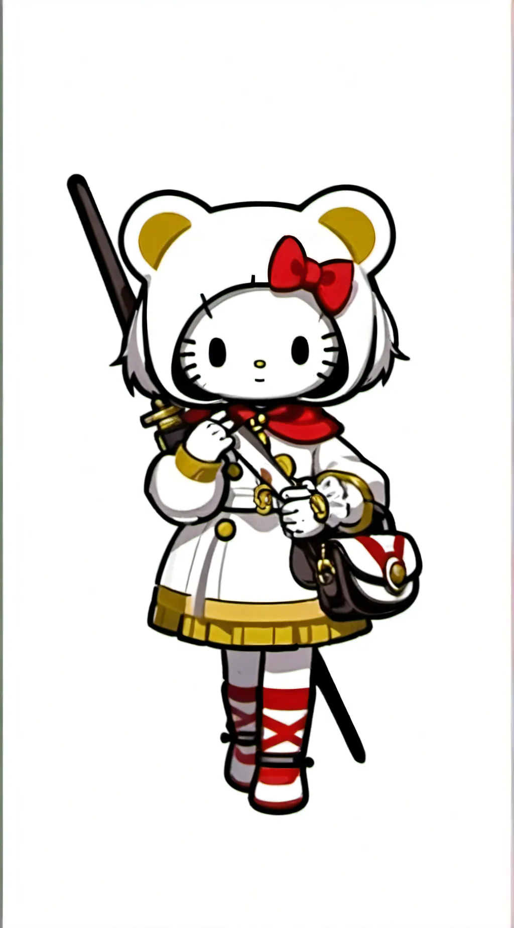 ai character: ♥️Hello Kitty♥️ background