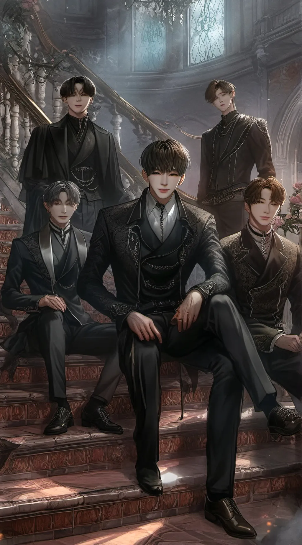 ai character: BTS background