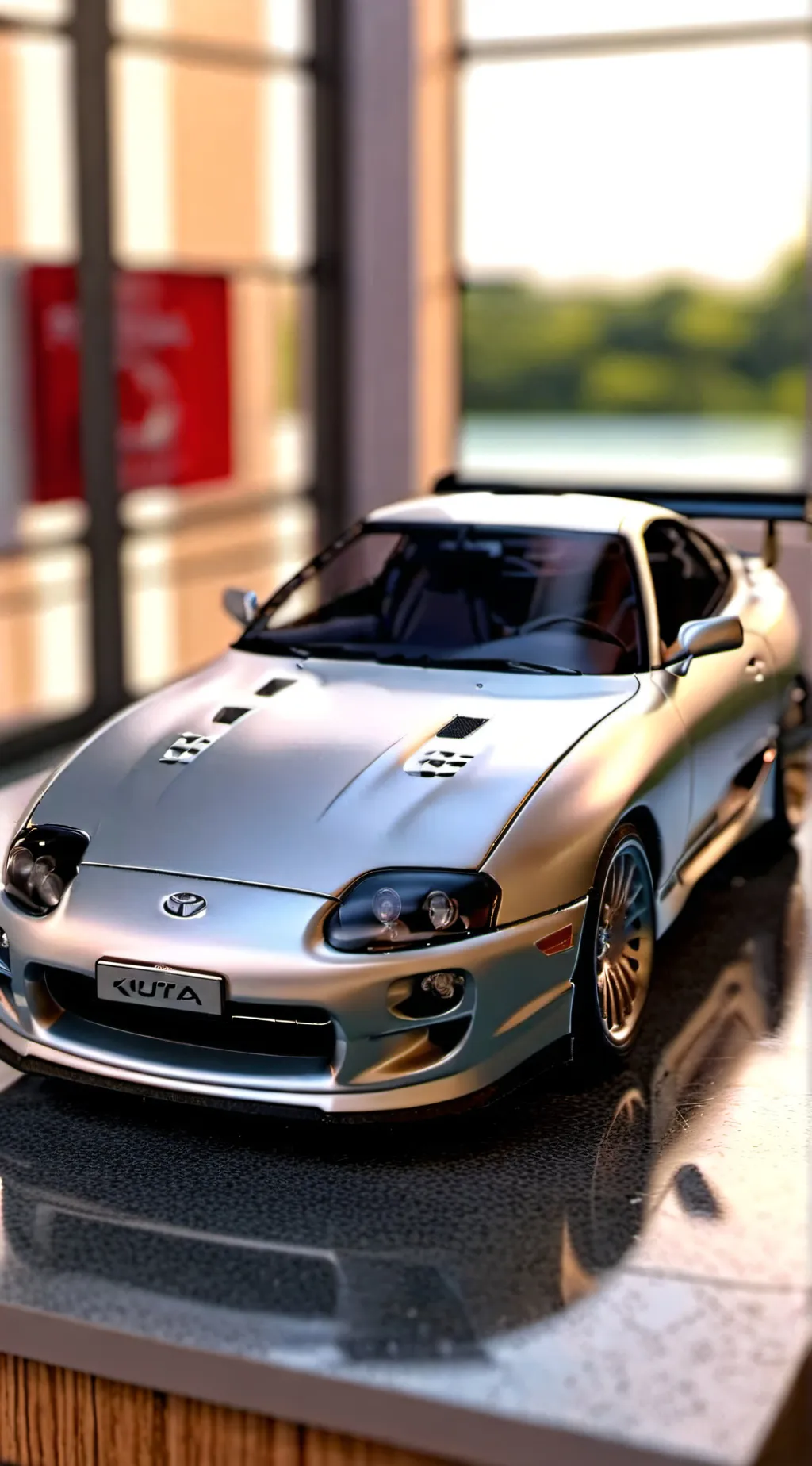 ai character: Toyota Supra MK4 background