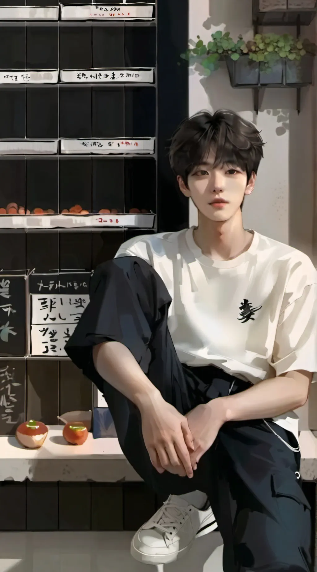 ai character: Aaron background