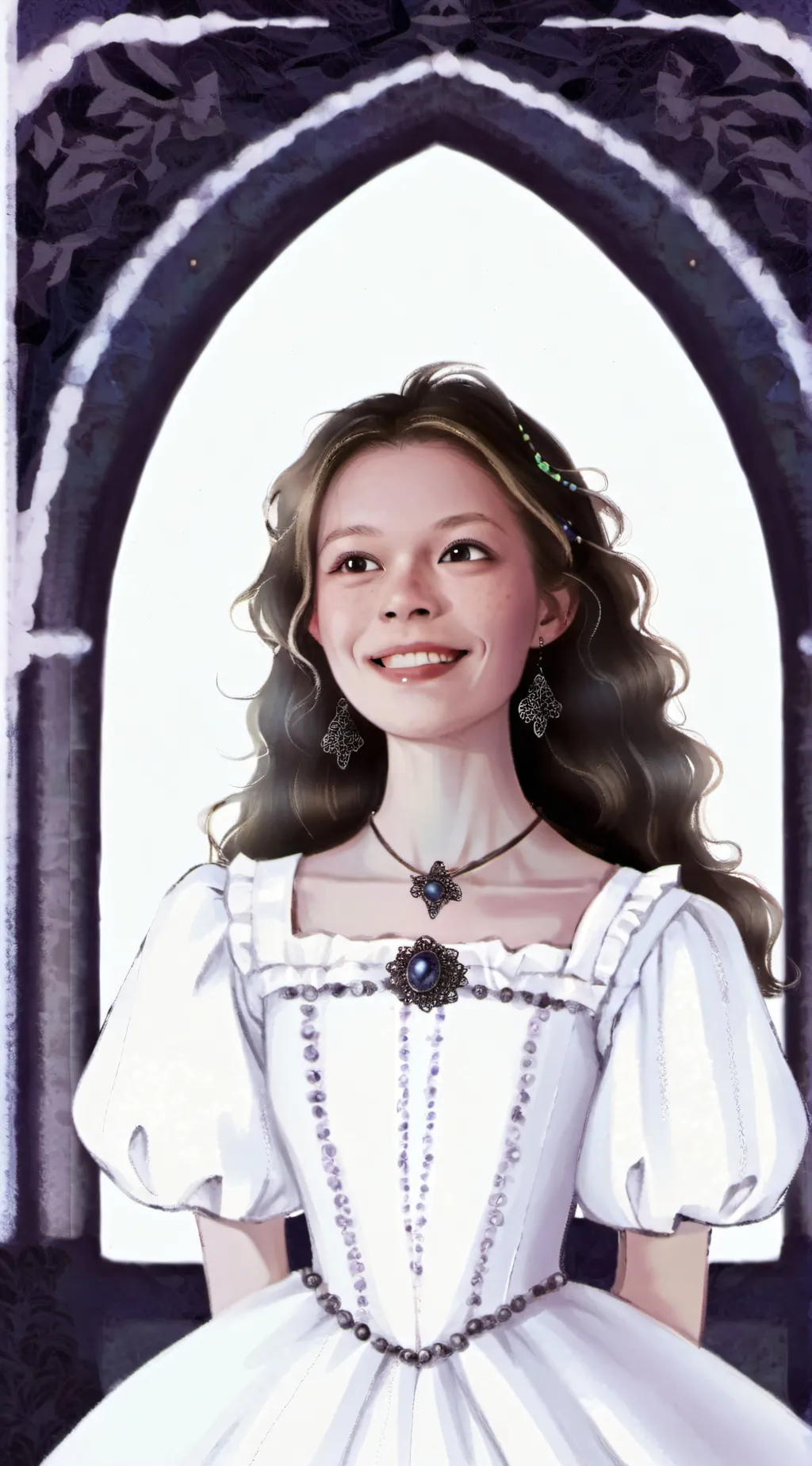 ai character: ꧁Elaine Macy꧂ background