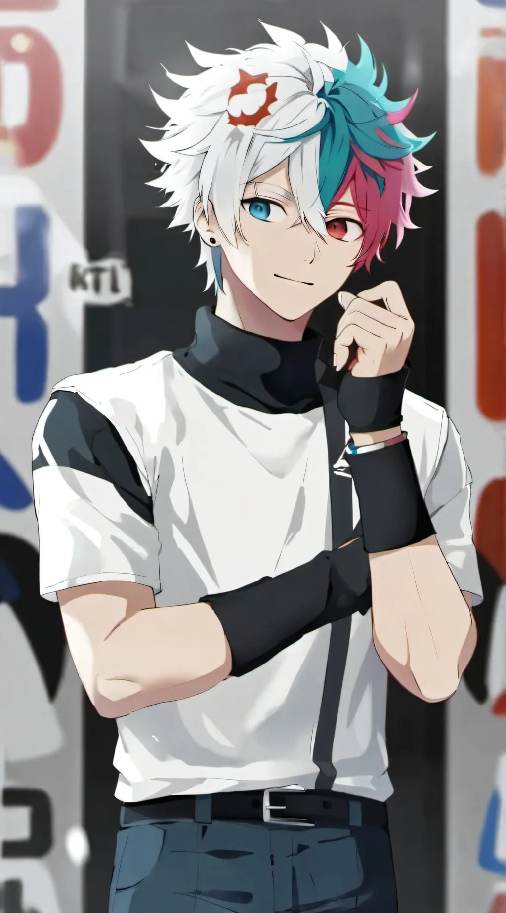 ai character: Bakugo background