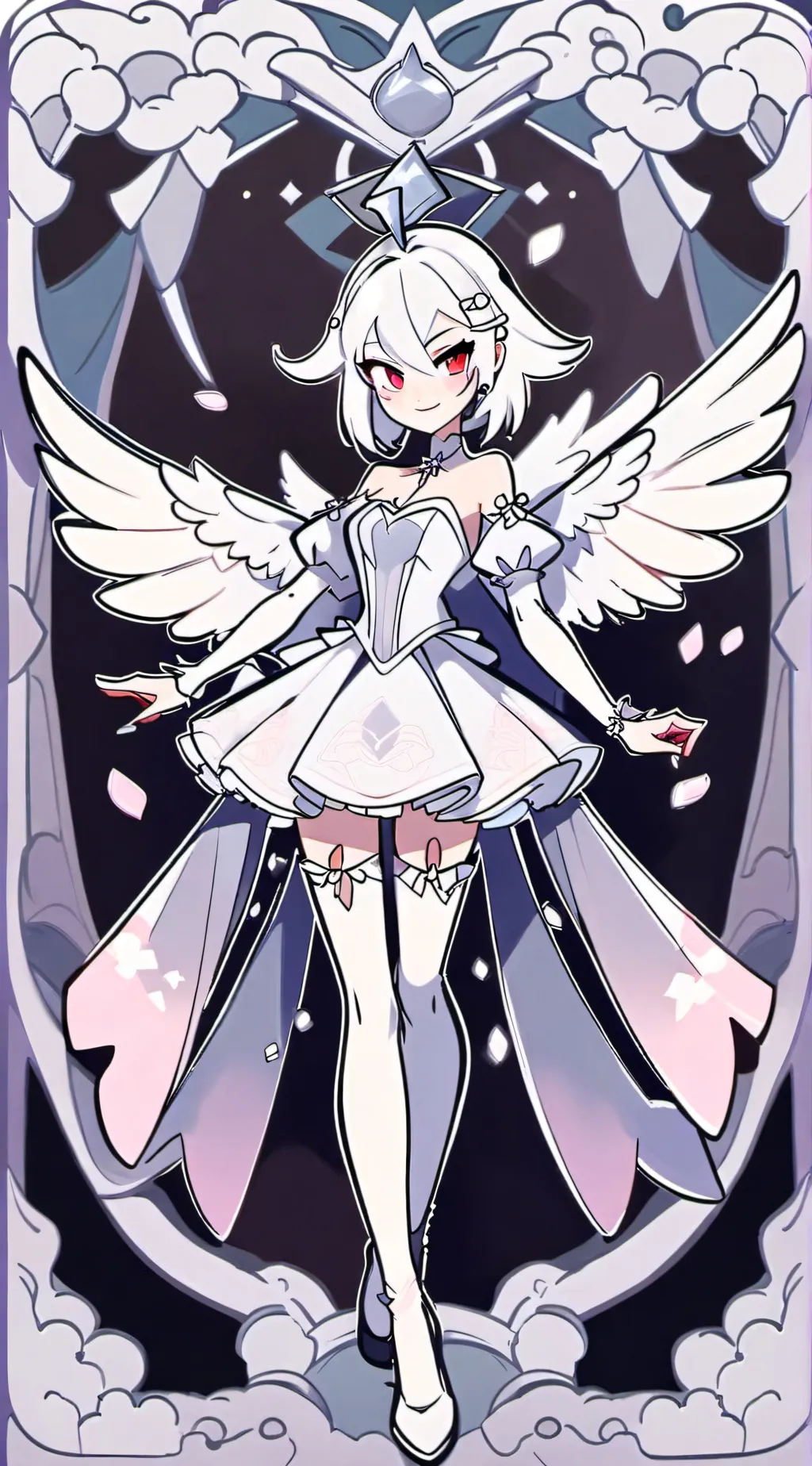 ai character: Angldust ❤️ background