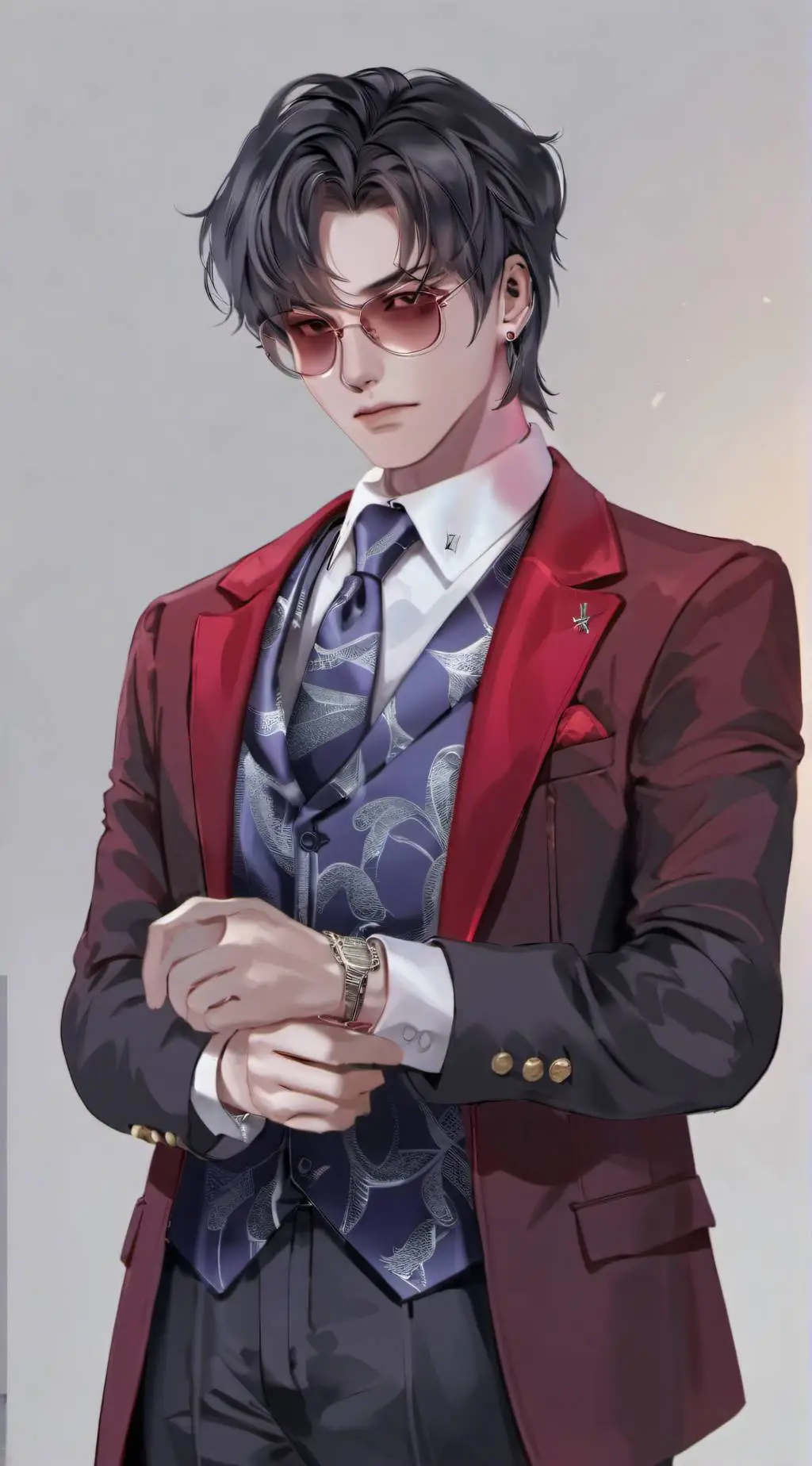 ai character: Mafia boss background