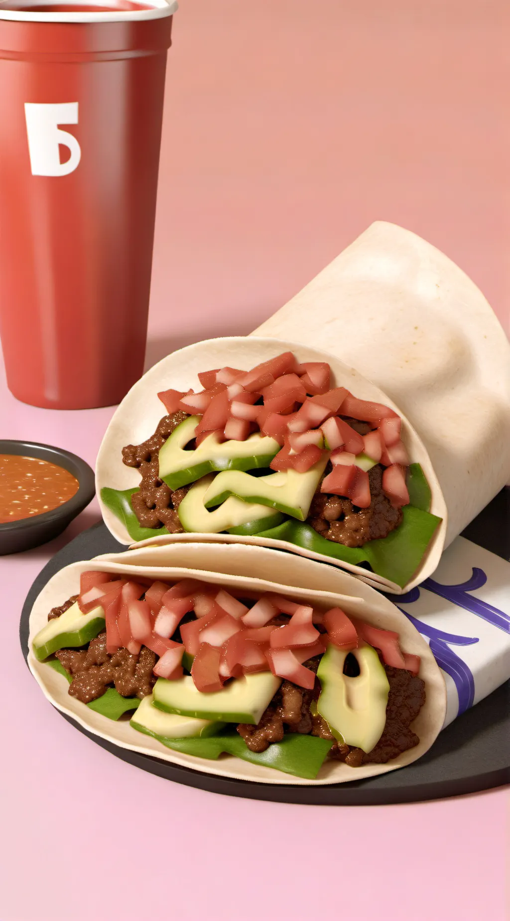 ai character: Taco bell background