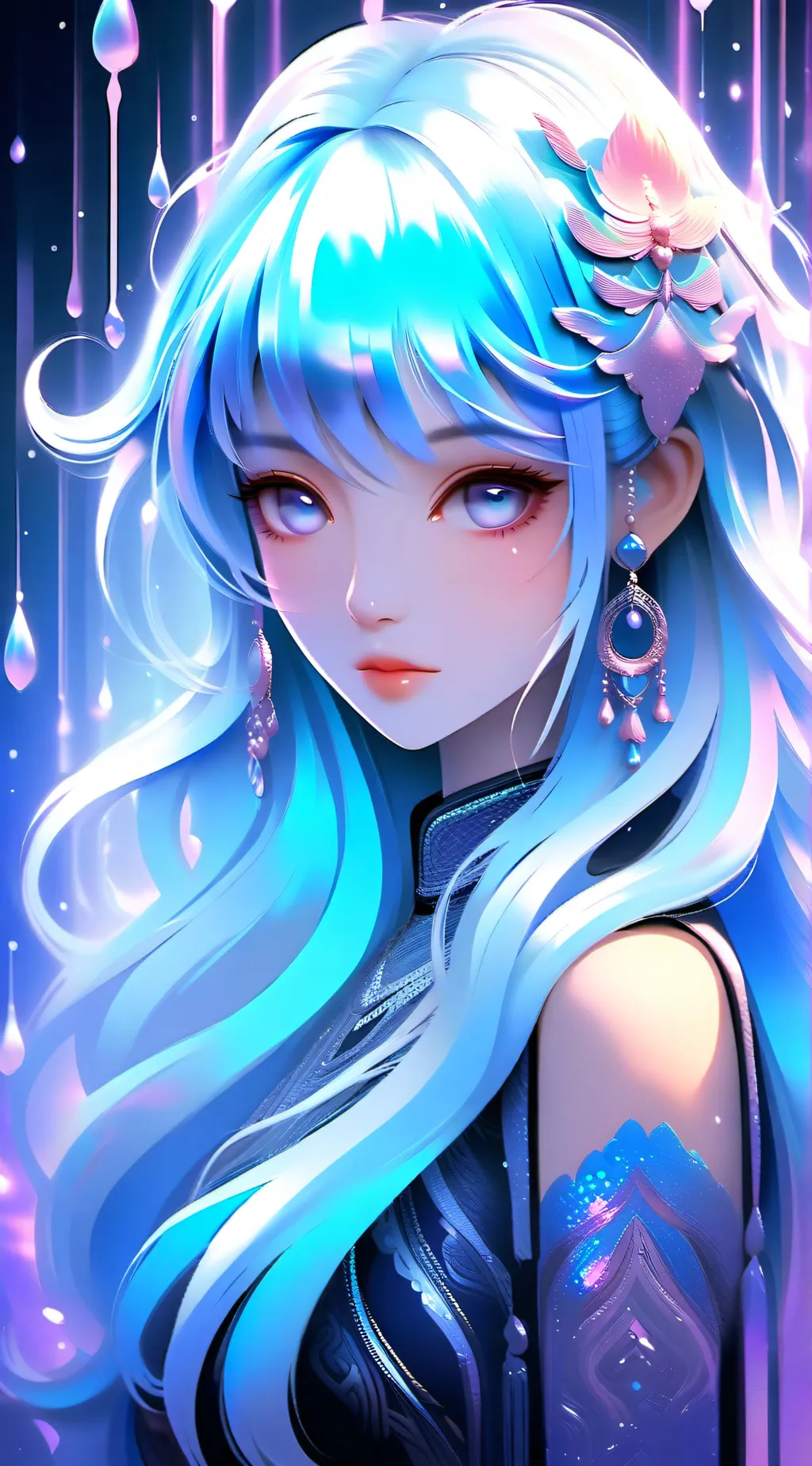 ai character: diamond background