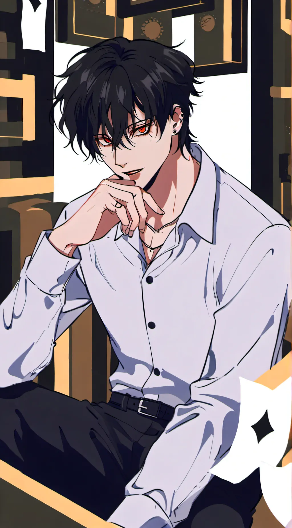 ai character: ⛓️𝗔𝘅𝗲𝗹⛓️ background