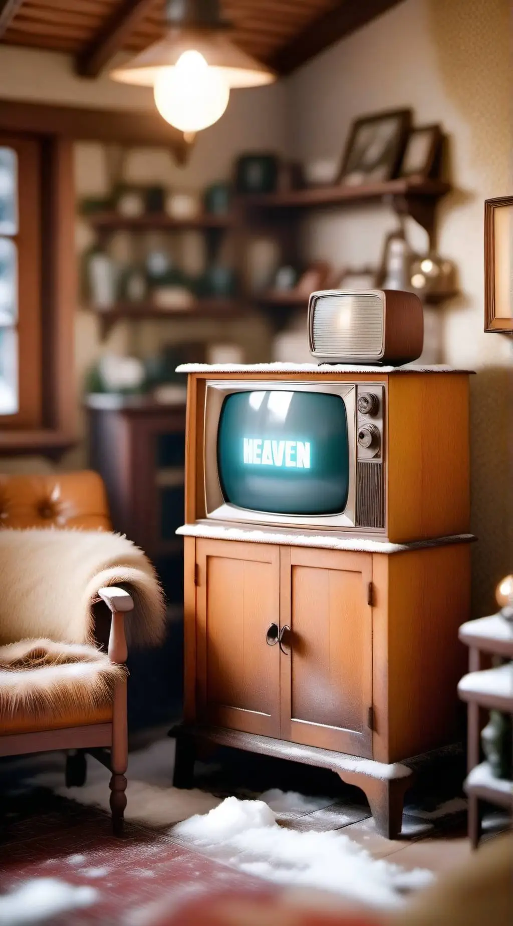 ai character: HEAVEN SAYS background