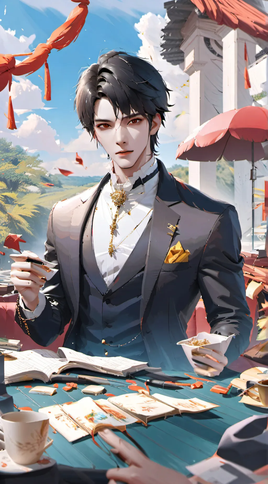 ai character: Mafia son background