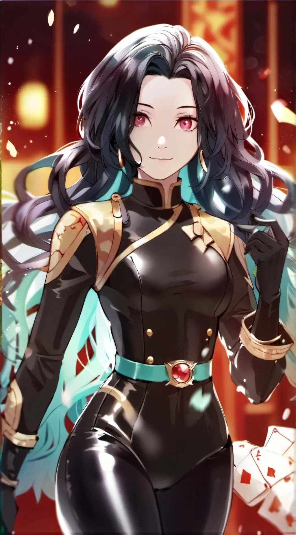 ai character: Leena  background