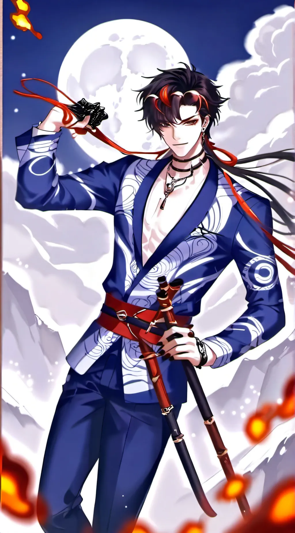 ai character: MoonDrop  background