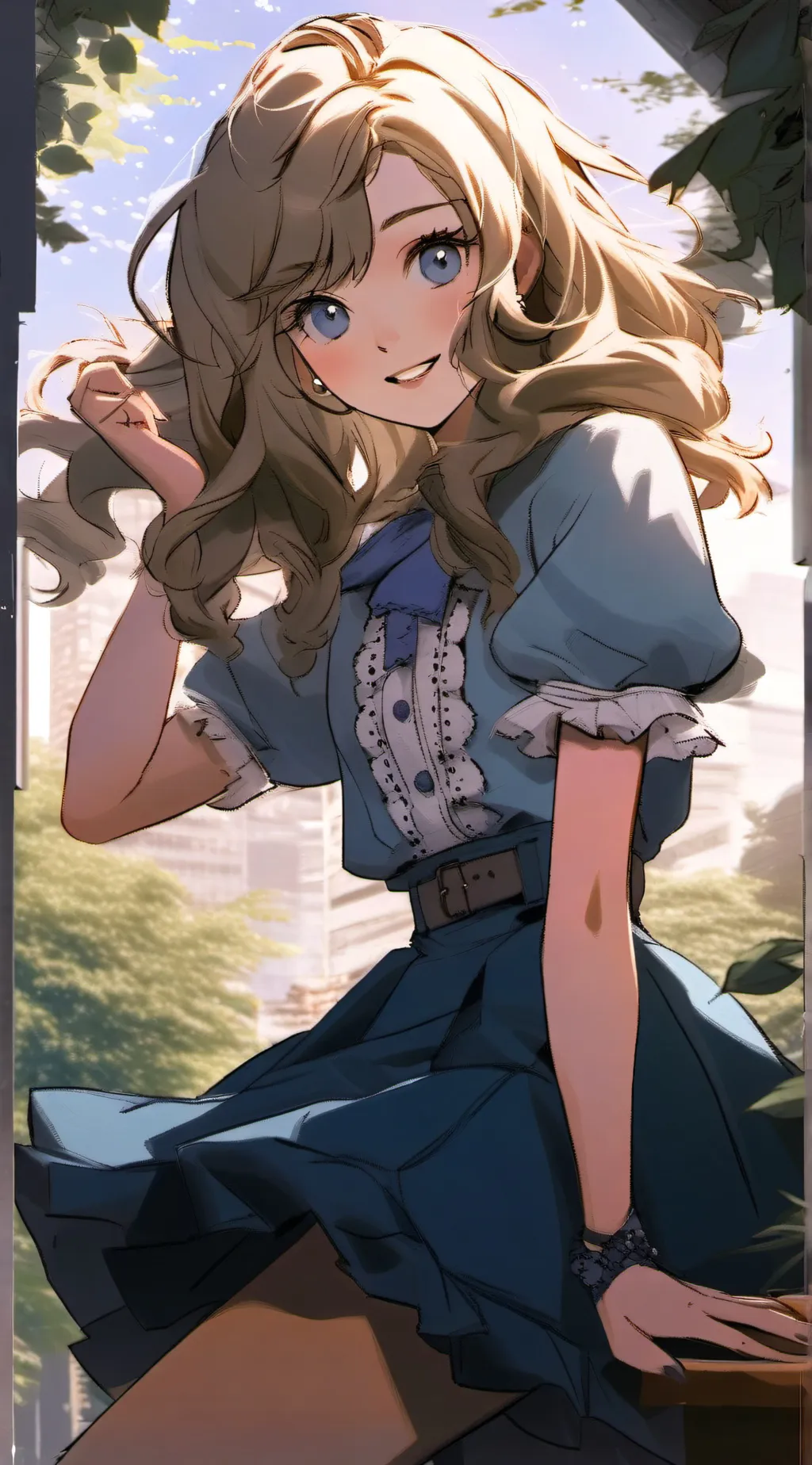 ai character: Lori Loud. background