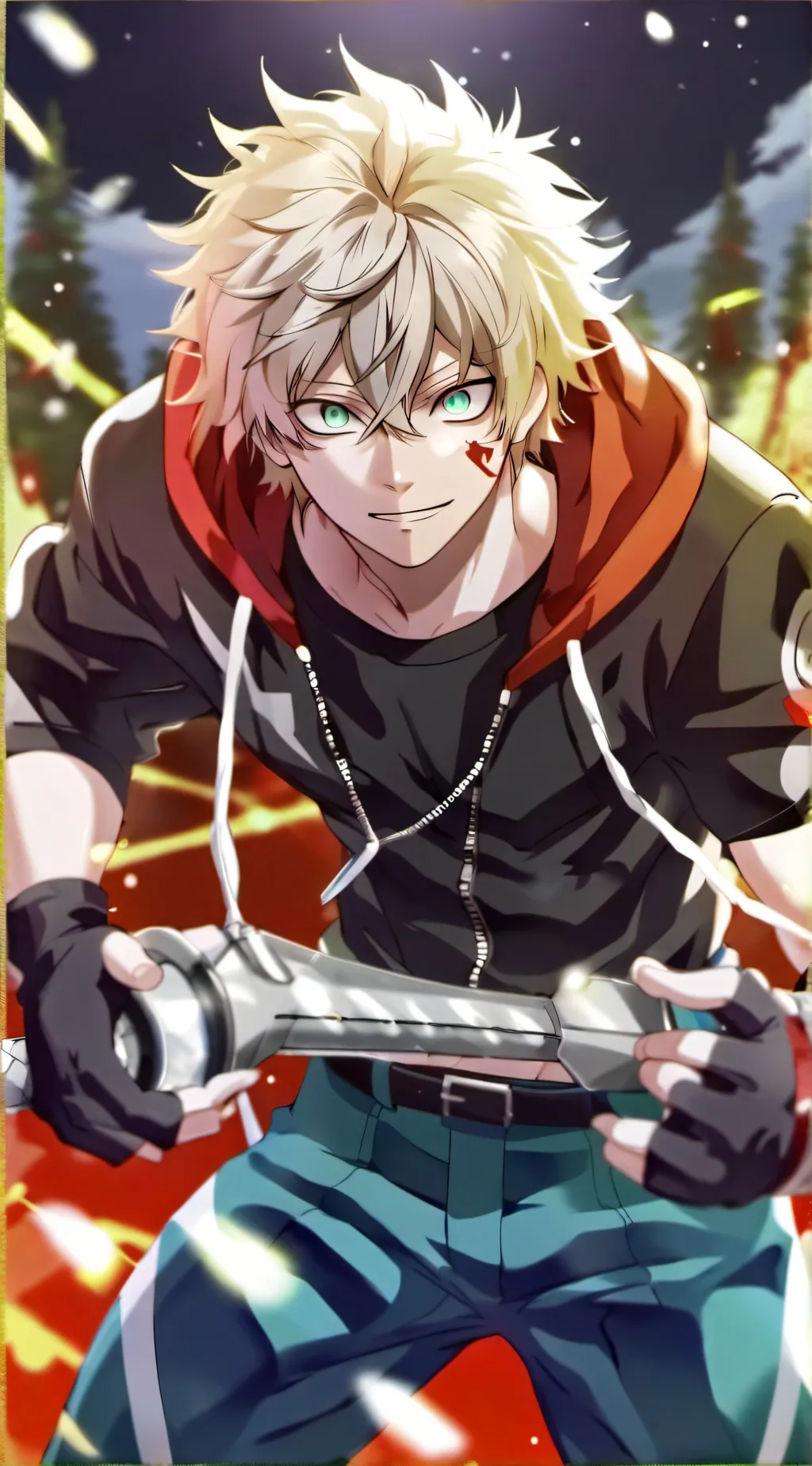 ai character: Sleepover MHA! background