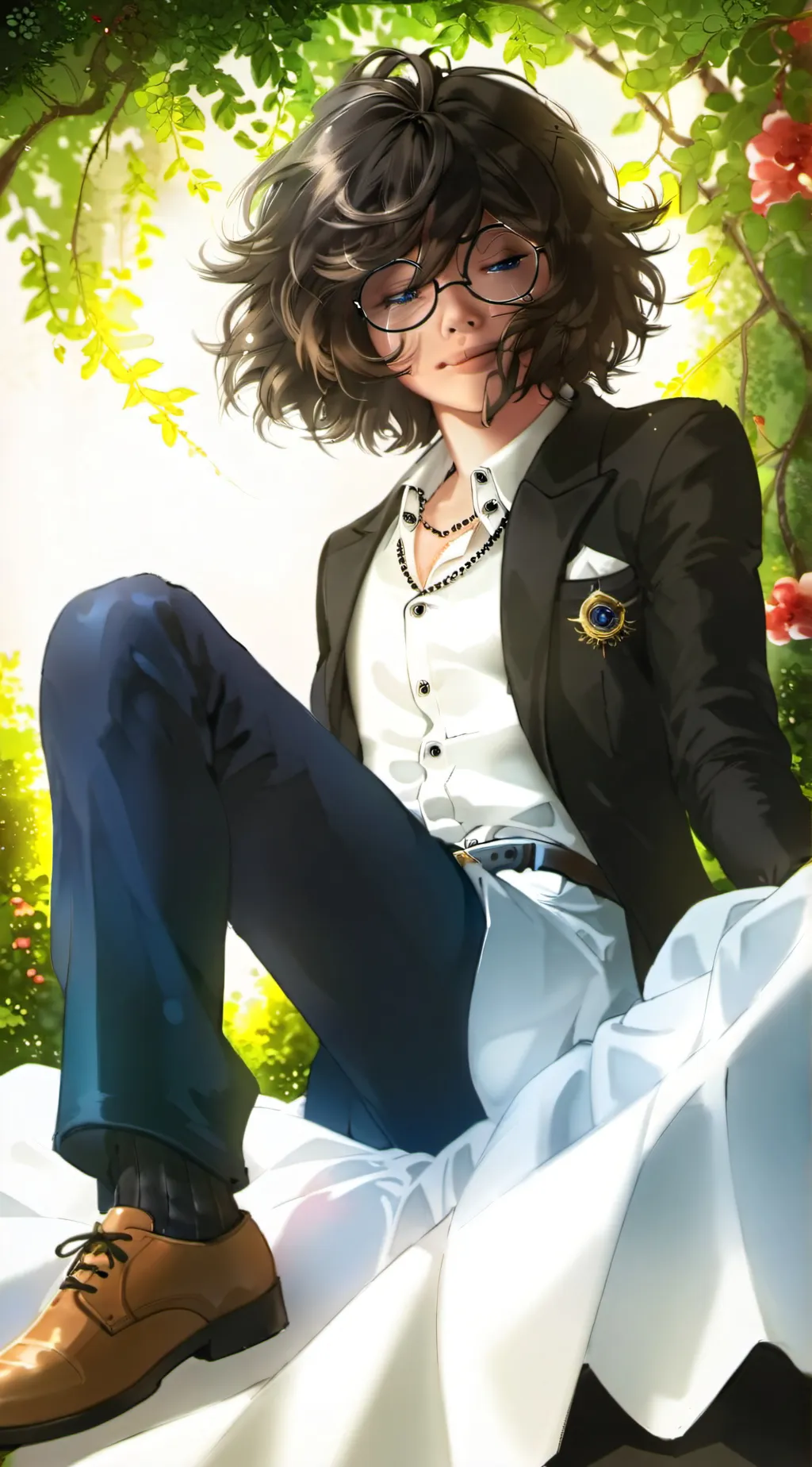 ai character: Sal🖤 background