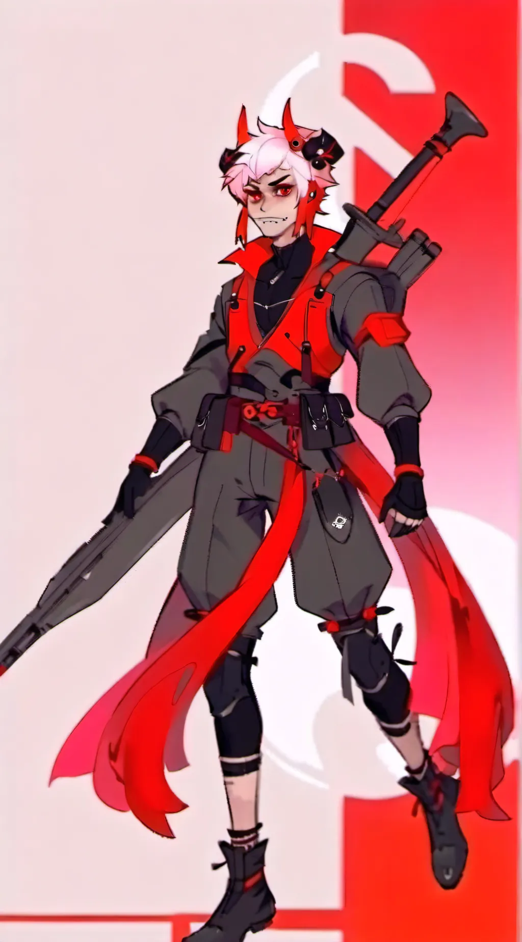 ai character: Alastors Haircut👏 background