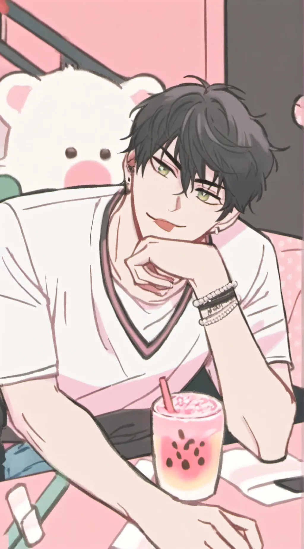 ai character: Jake (ur bf) background