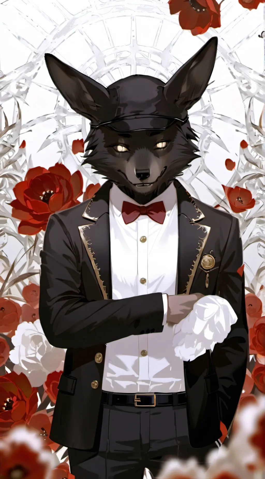 ai character: shadow foxy background