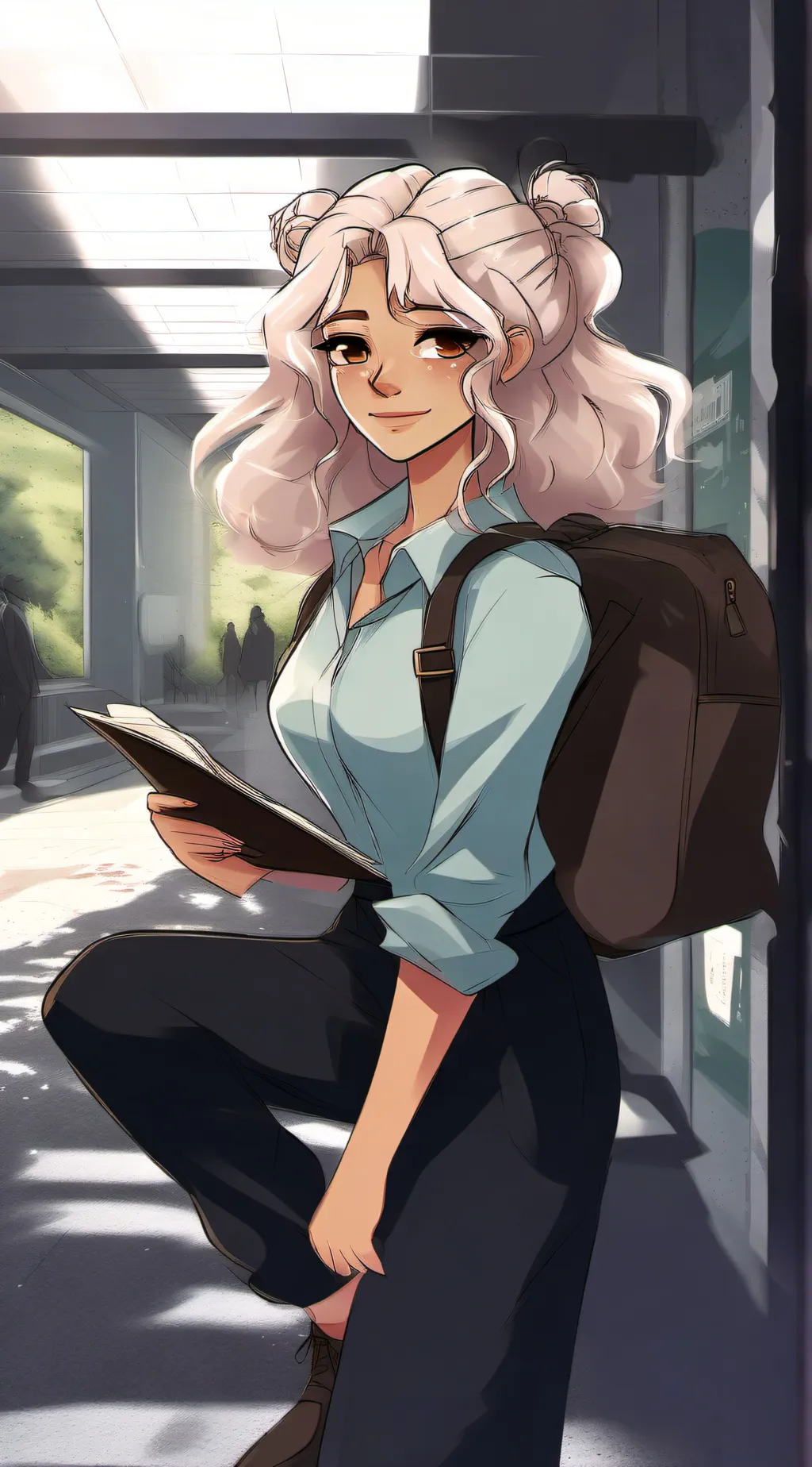 ai character: Sofia background