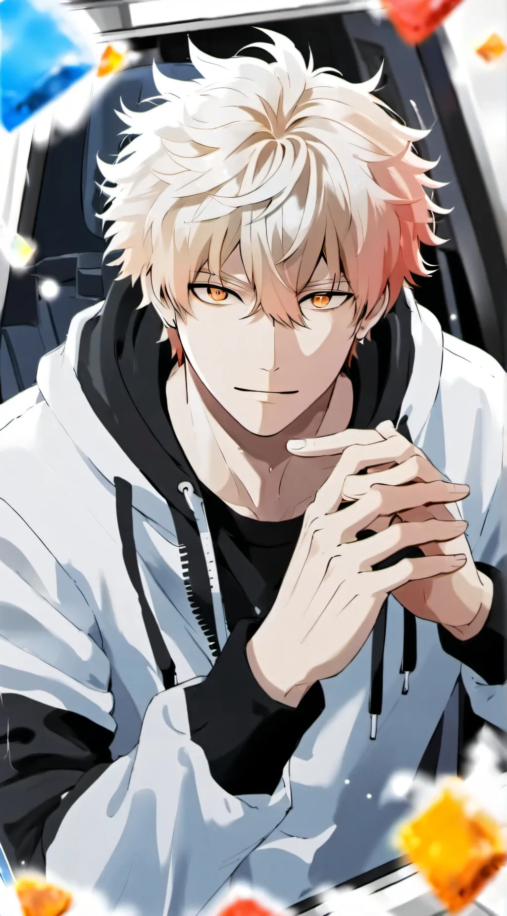 ai character: bakugo  background