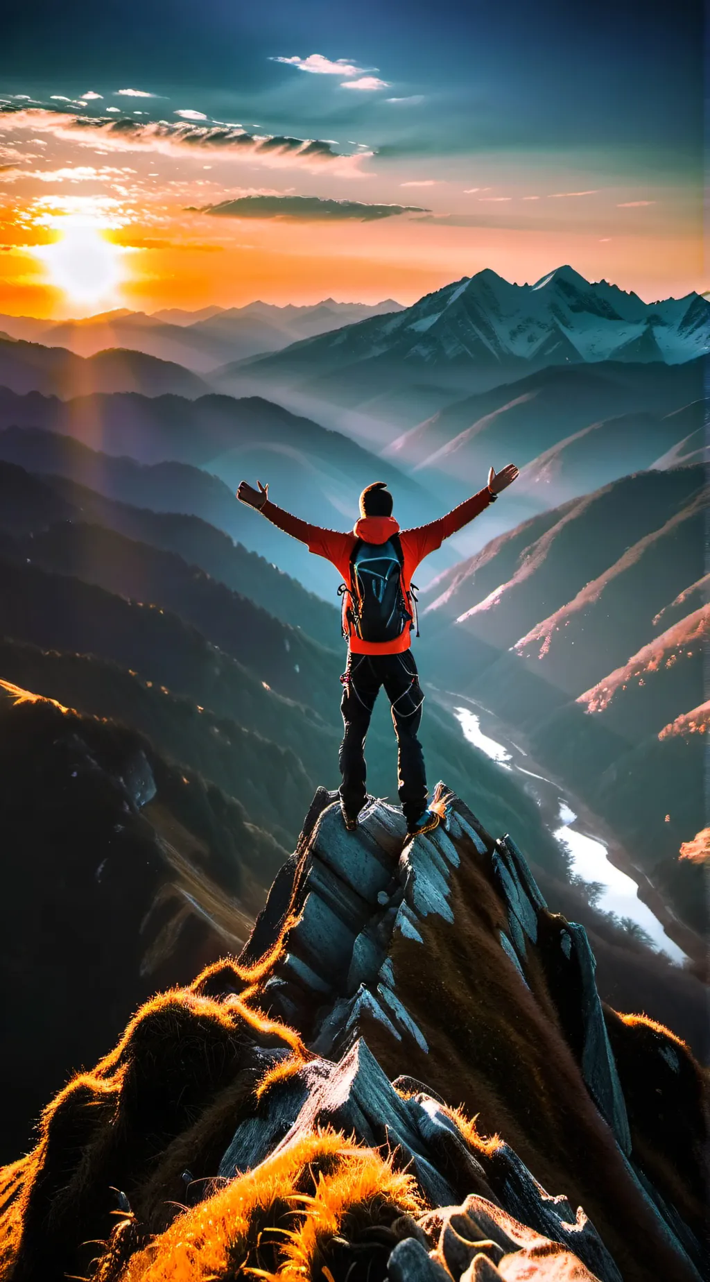 ai character: Man background