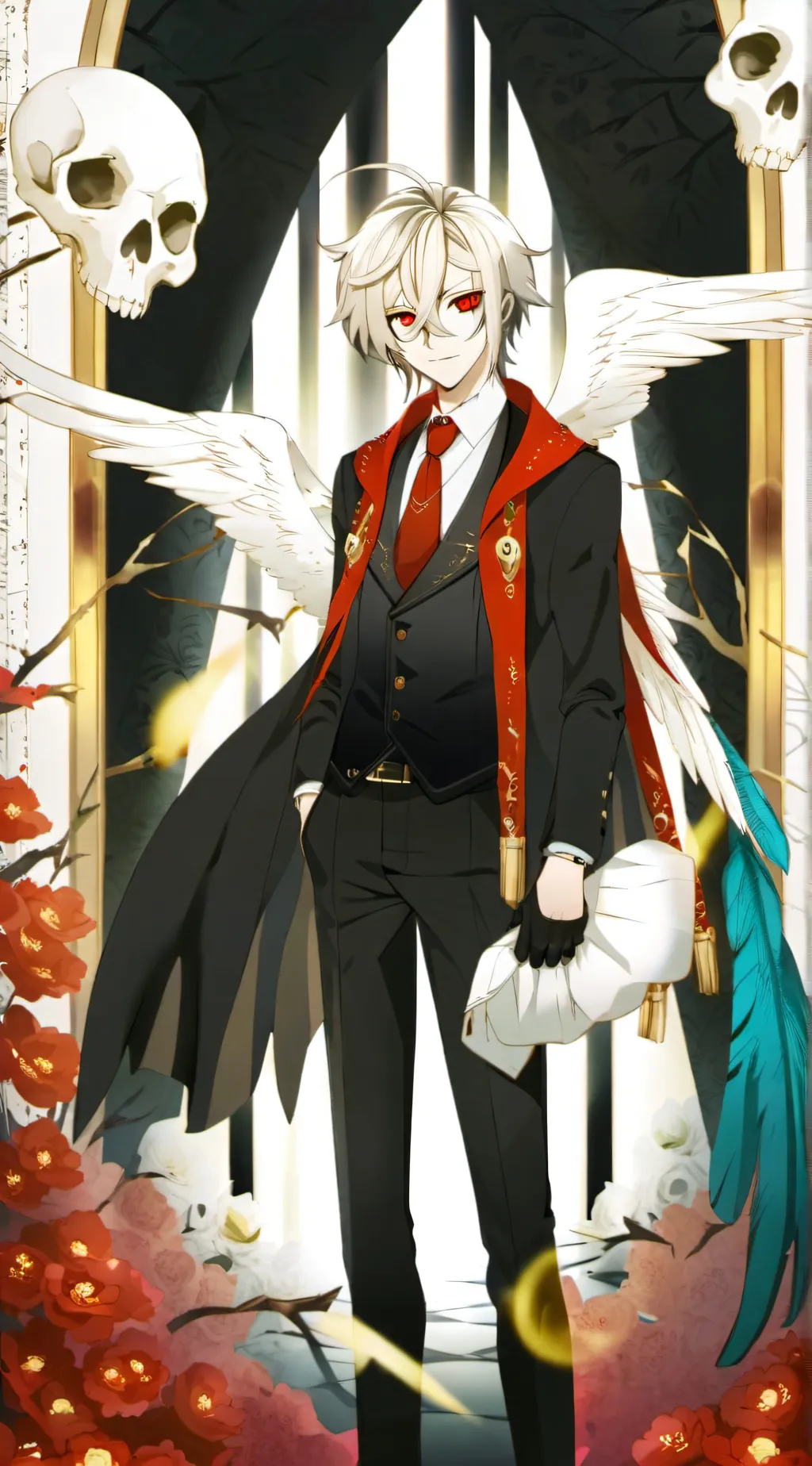 ai character: Lucifer  background